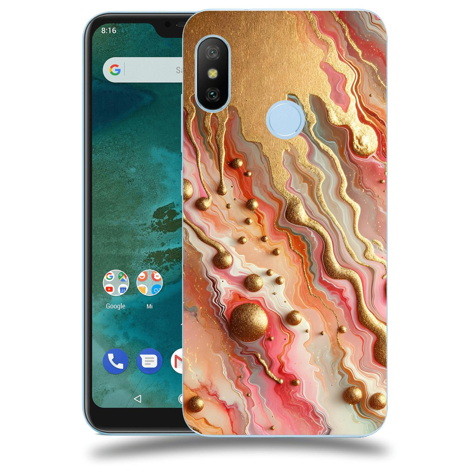 ACOVER Kryt na mobil Xiaomi Mi A2 Lite - Liquid Gold