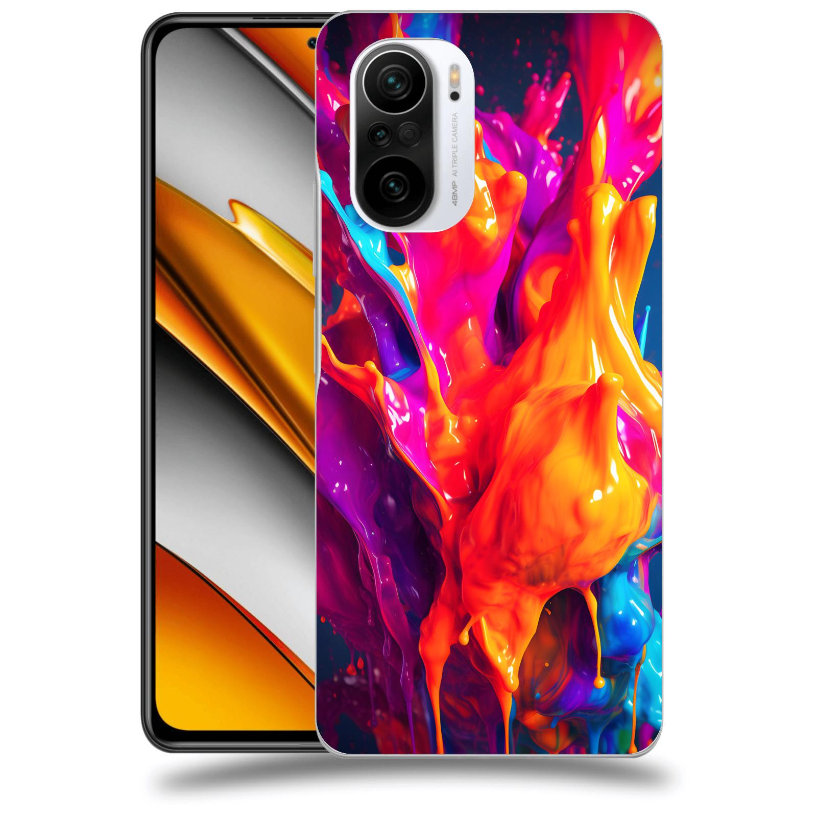 ACOVER Kryt na mobil Xiaomi Poco F3 - Beautiful Liquid I