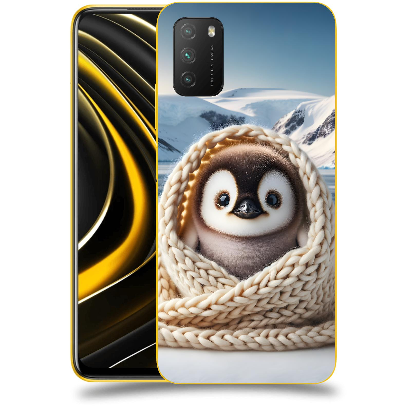 ACOVER Kryt na mobil Xiaomi Poco M3 - Tučňák