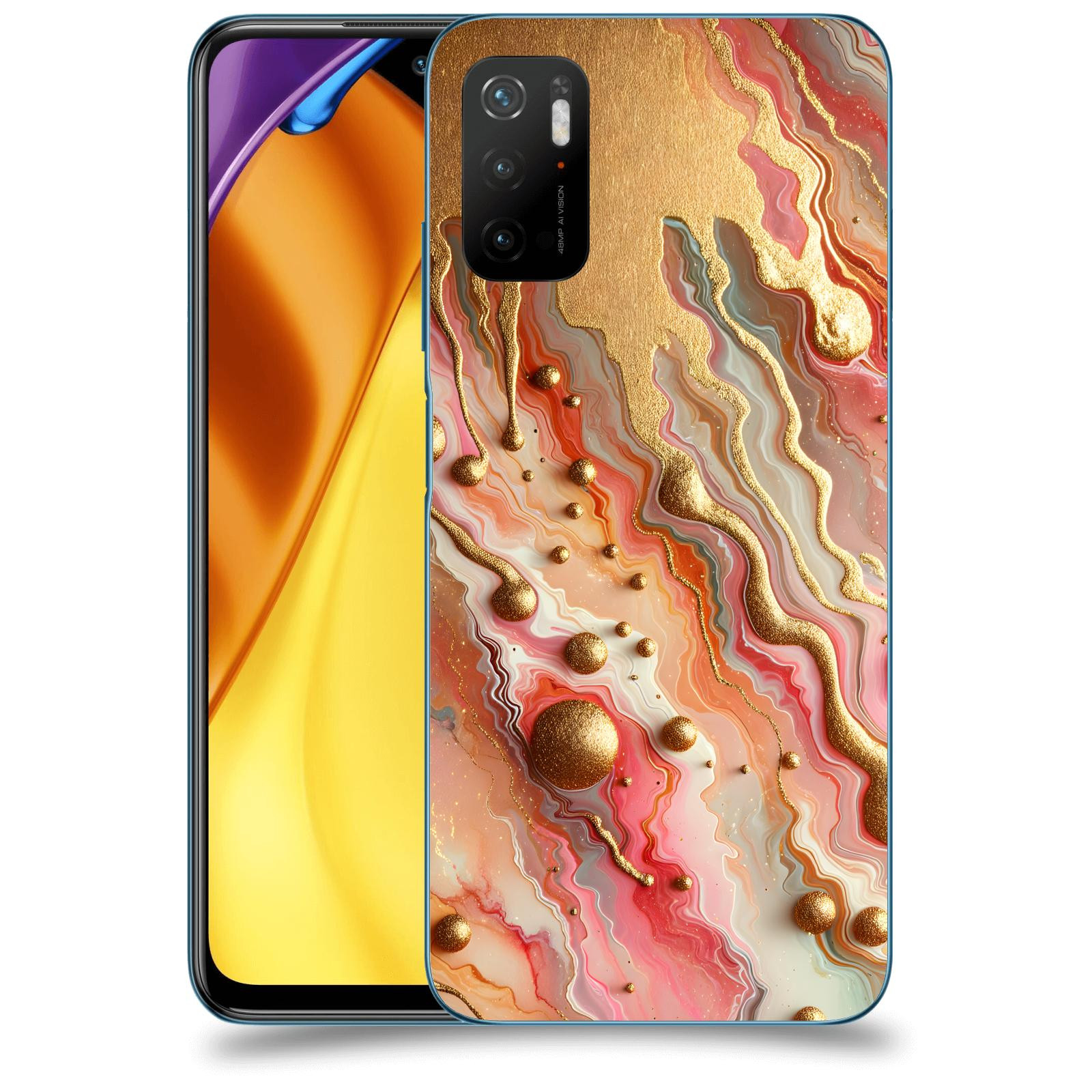 ACOVER Kryt na mobil Xiaomi Poco M3 Pro 5G - Liquid Gold
