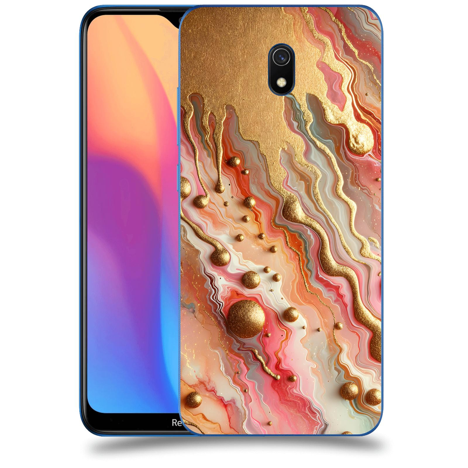 ACOVER Kryt na mobil Xiaomi Redmi 8A - Liquid Gold