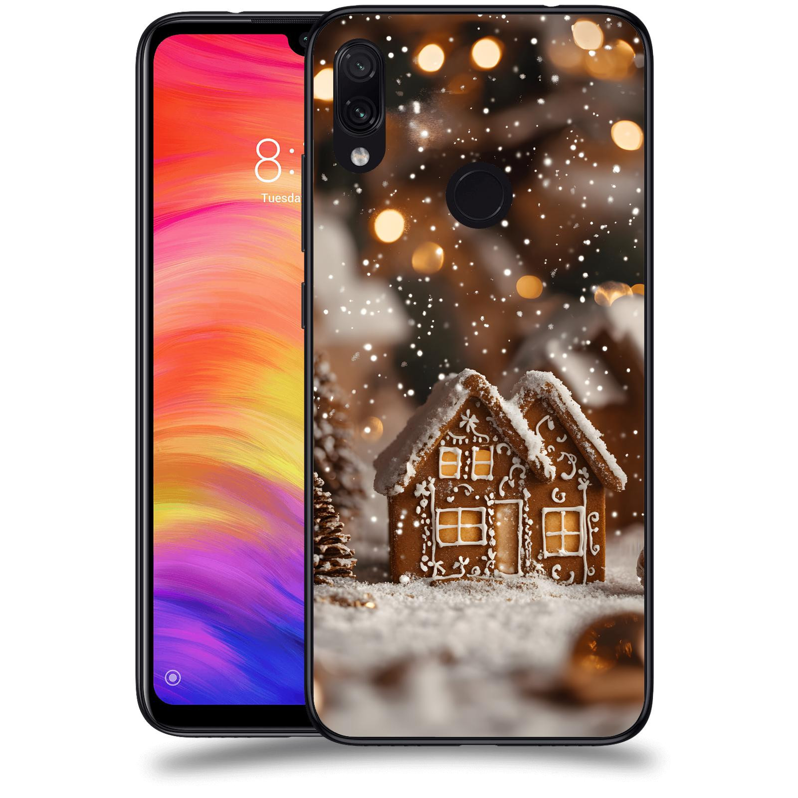 ACOVER Kryt na mobil Xiaomi Redmi Note 7 - Perníková chaloupka