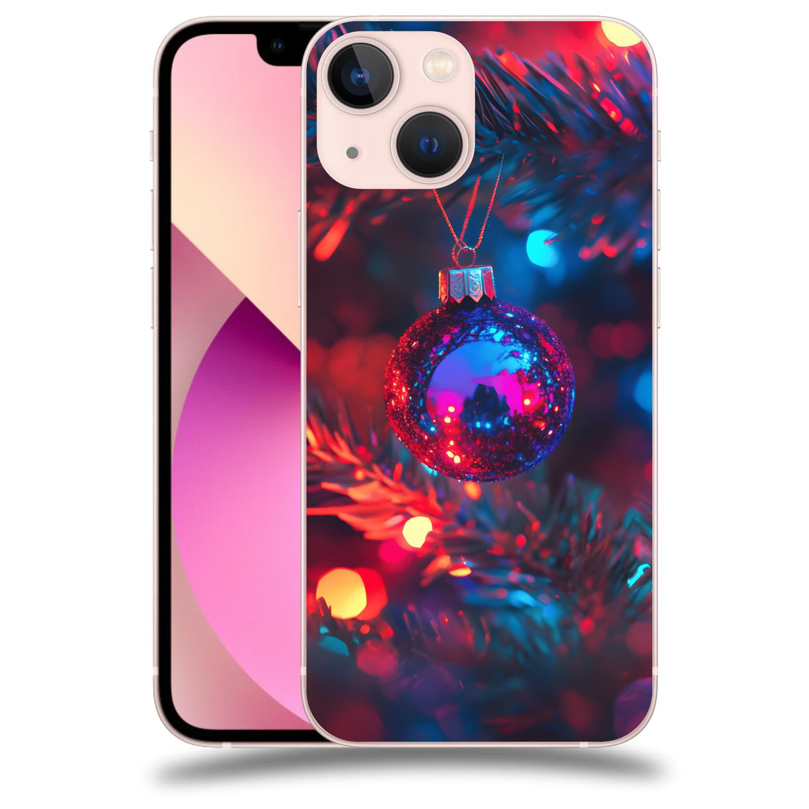 ACOVER Kryt na mobil Apple iPhone 13 mini - Vánoční ozdoba