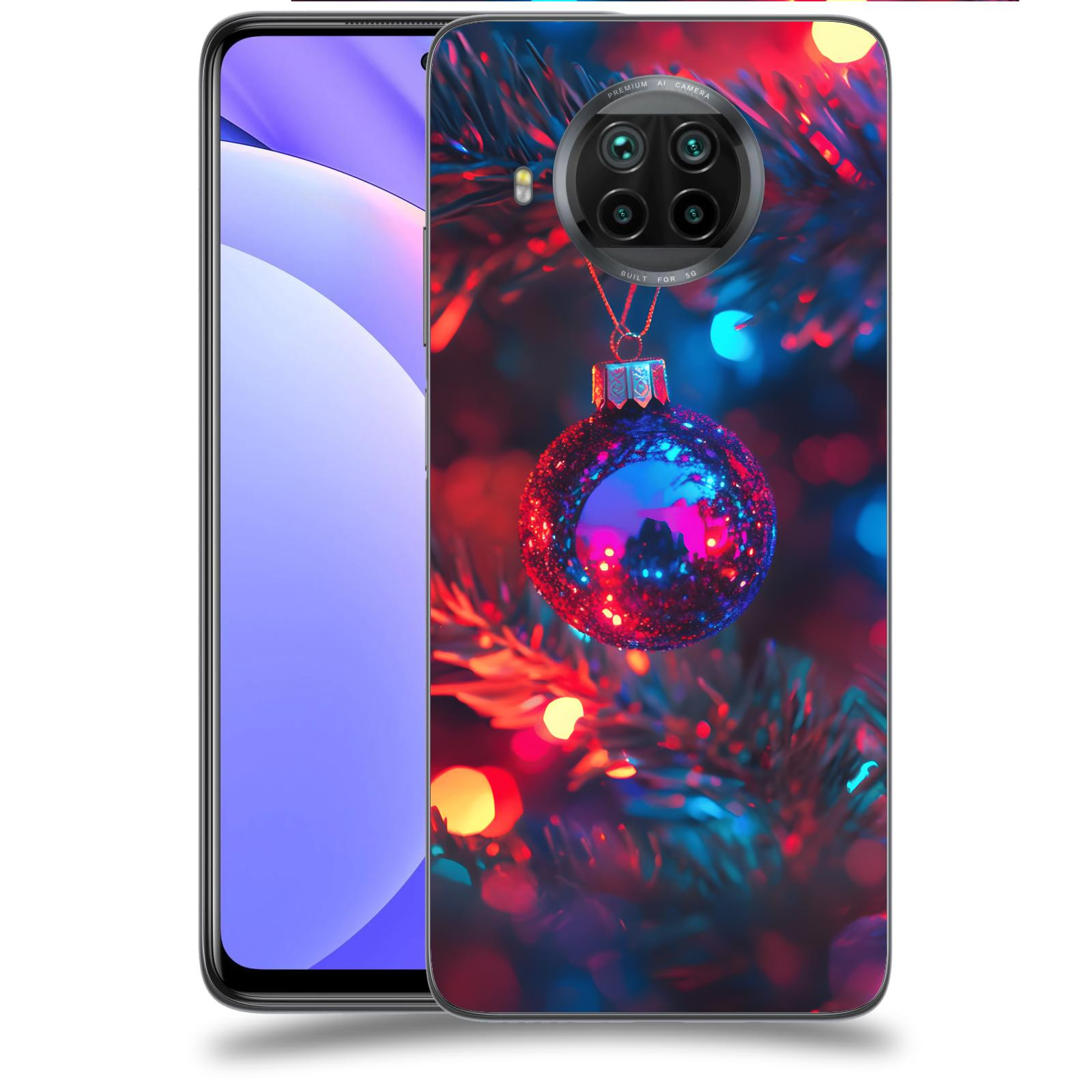 ACOVER Kryt na mobil Xiaomi Mi 10T Lite - Vánoční ozdoba