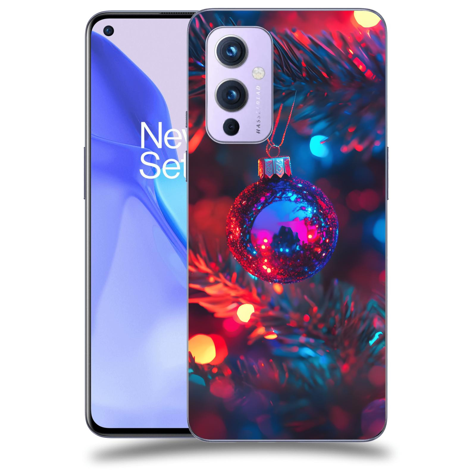 ACOVER Kryt na mobil OnePlus 9 - Vánoční ozdoba