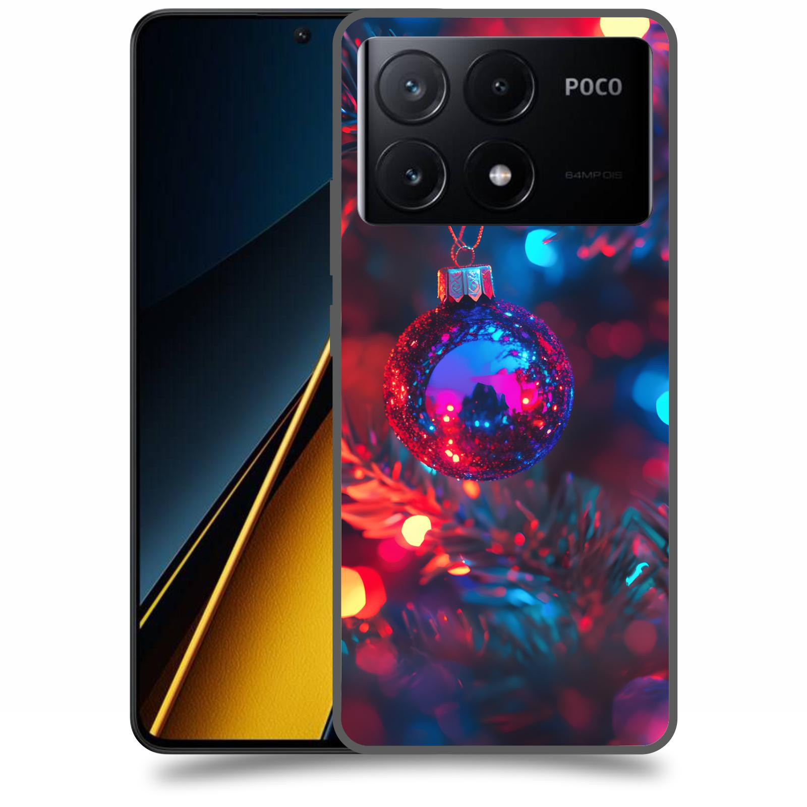 ACOVER Kryt na mobil Poco X6 Pro 5G - Vánoční ozdoba