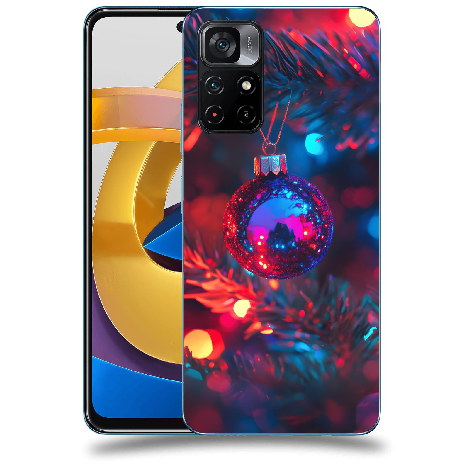 ACOVER Kryt na mobil Xiaomi Poco M4 Pro - Vánoční ozdoba