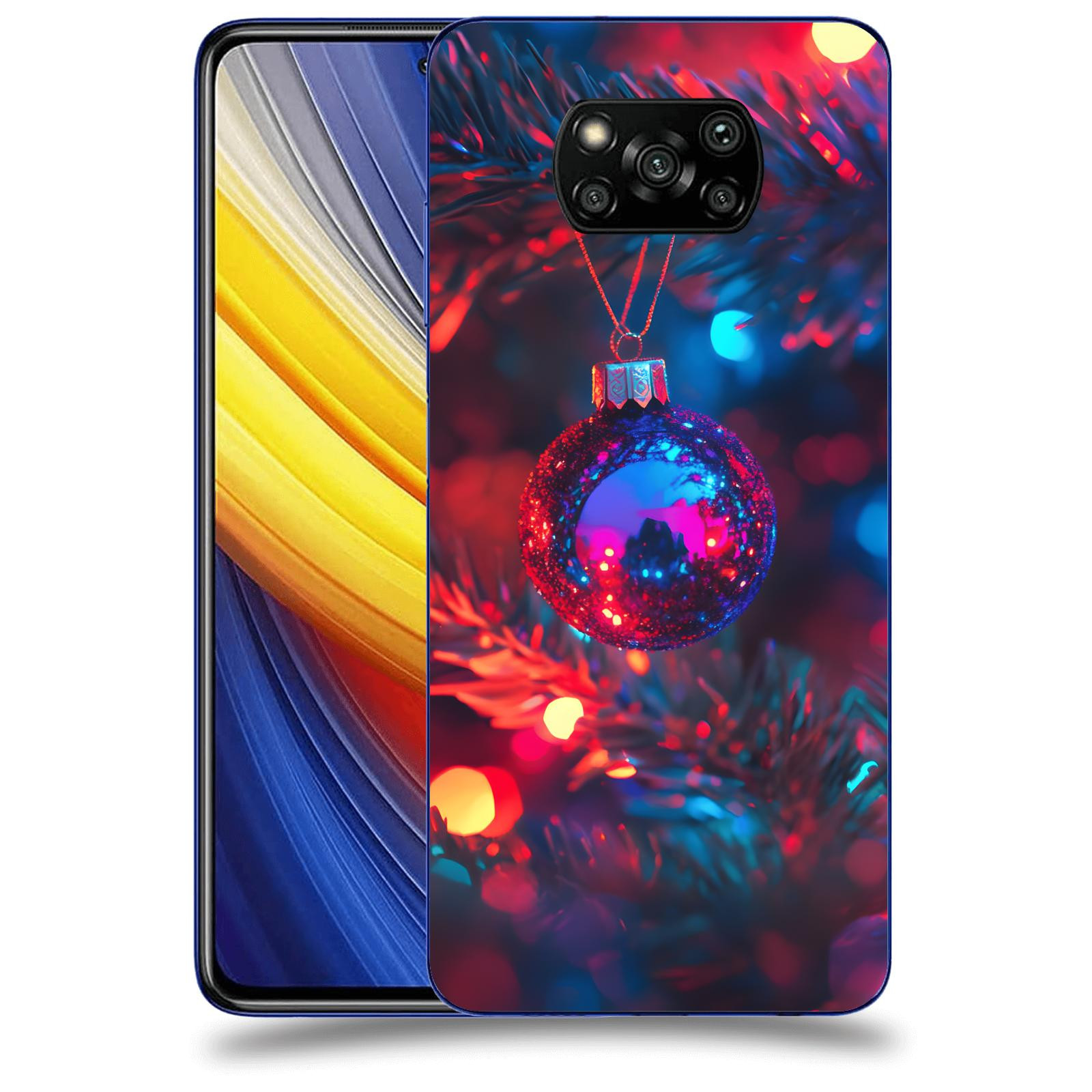ACOVER Kryt na mobil Xiaomi Poco X3 Pro - Vánoční ozdoba