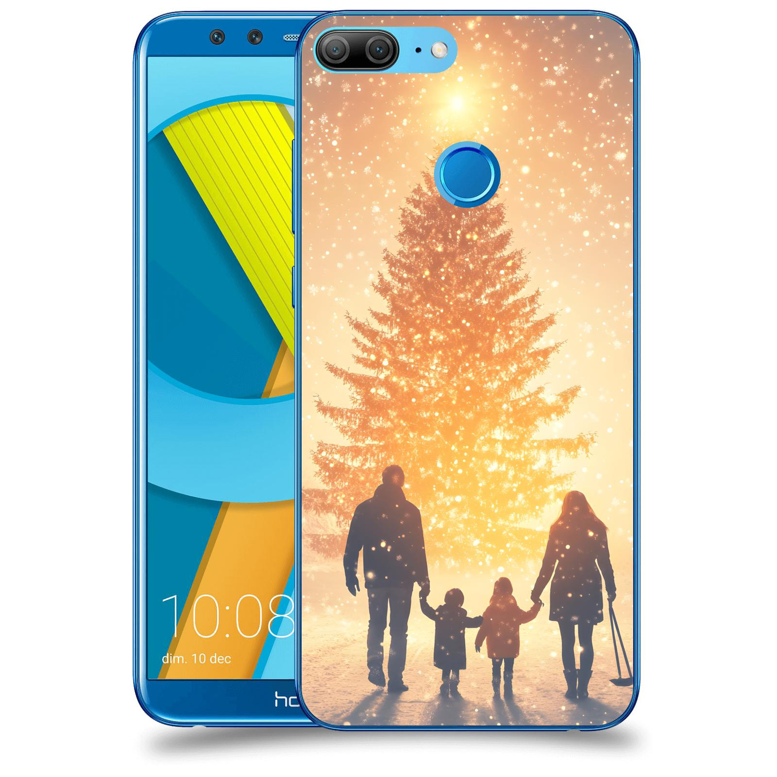 ACOVER Kryt na mobil Honor 9 Lite - Family at the Christmas tree