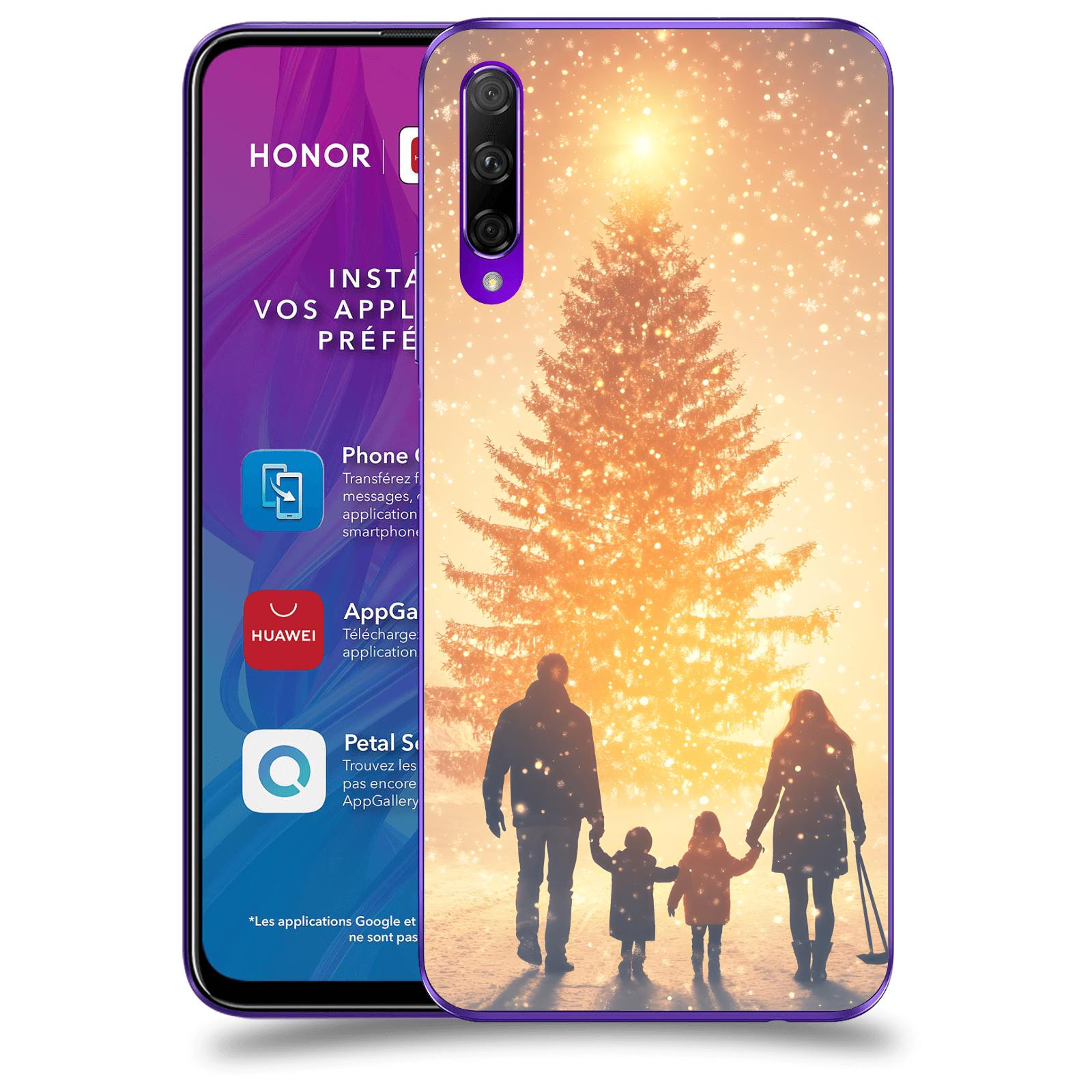 ACOVER Kryt na mobil Honor 9X Pro - Family at the Christmas tree