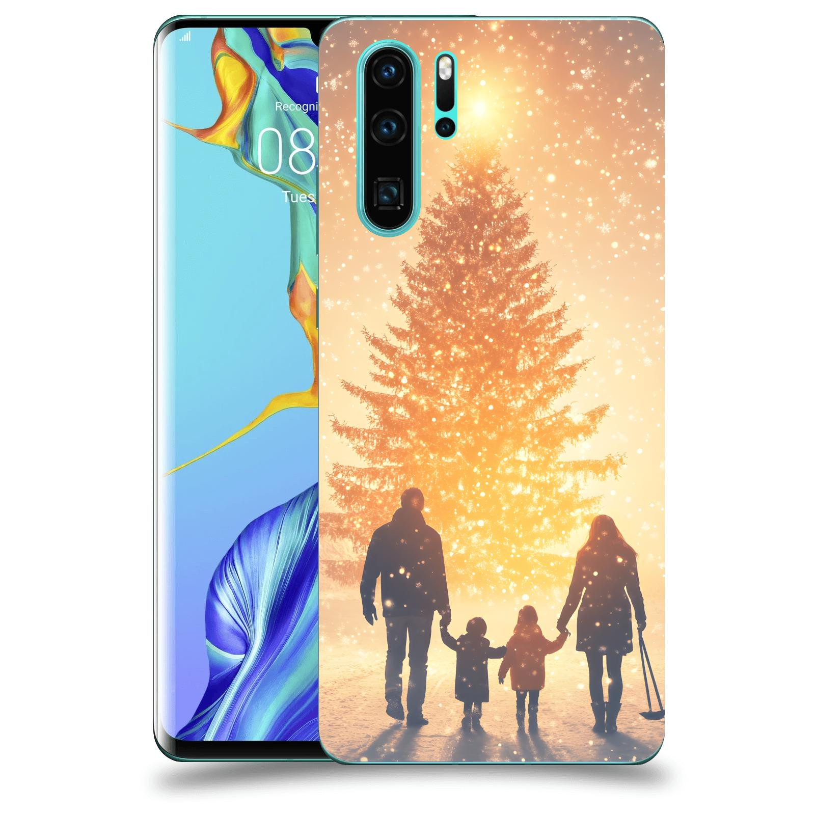 ACOVER Kryt na mobil Huawei P30 Pro - Family at the Christmas tree