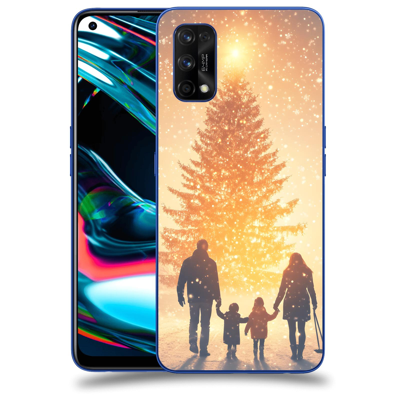 ACOVER Kryt na mobil Realme 7 Pro - Family at the Christmas tree