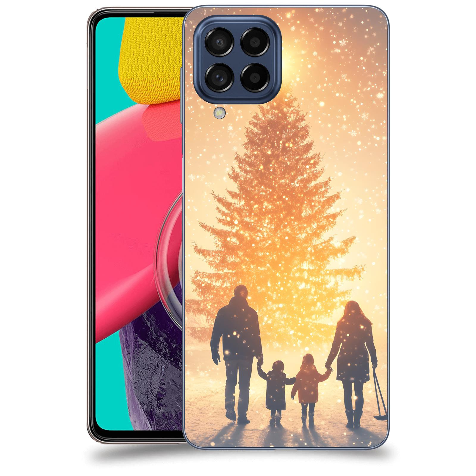 ACOVER Kryt na mobil Samsung Galaxy M53 5G - Family at the Christmas tree