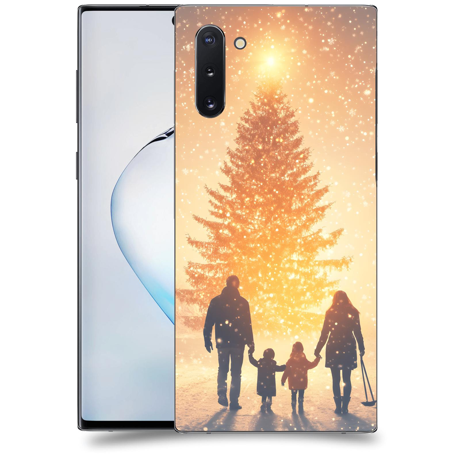 ACOVER Kryt na mobil Samsung Galaxy Note 10 N970F - Family at the Christmas tree