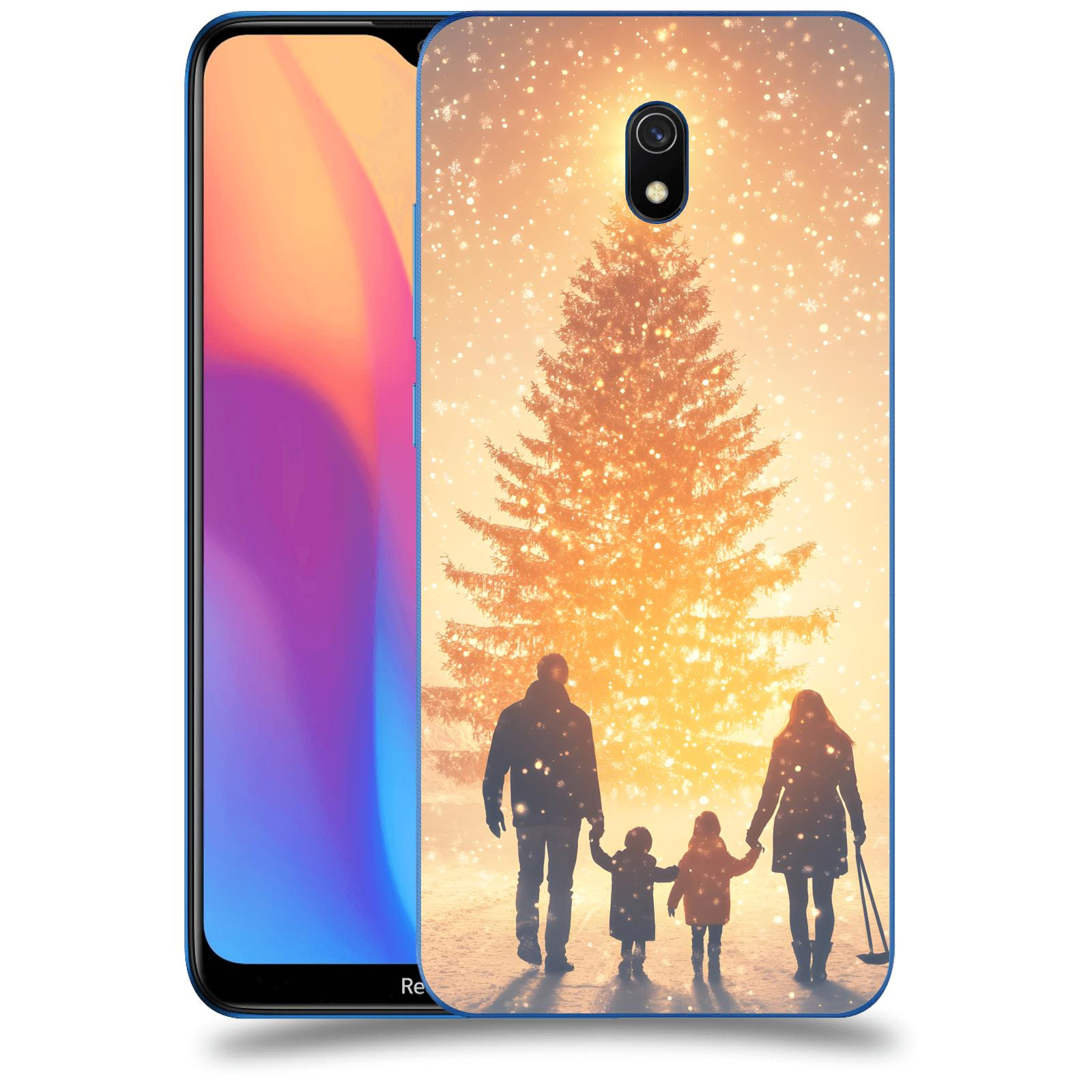 ACOVER Kryt na mobil Xiaomi Redmi 8A - Family at the Christmas tree