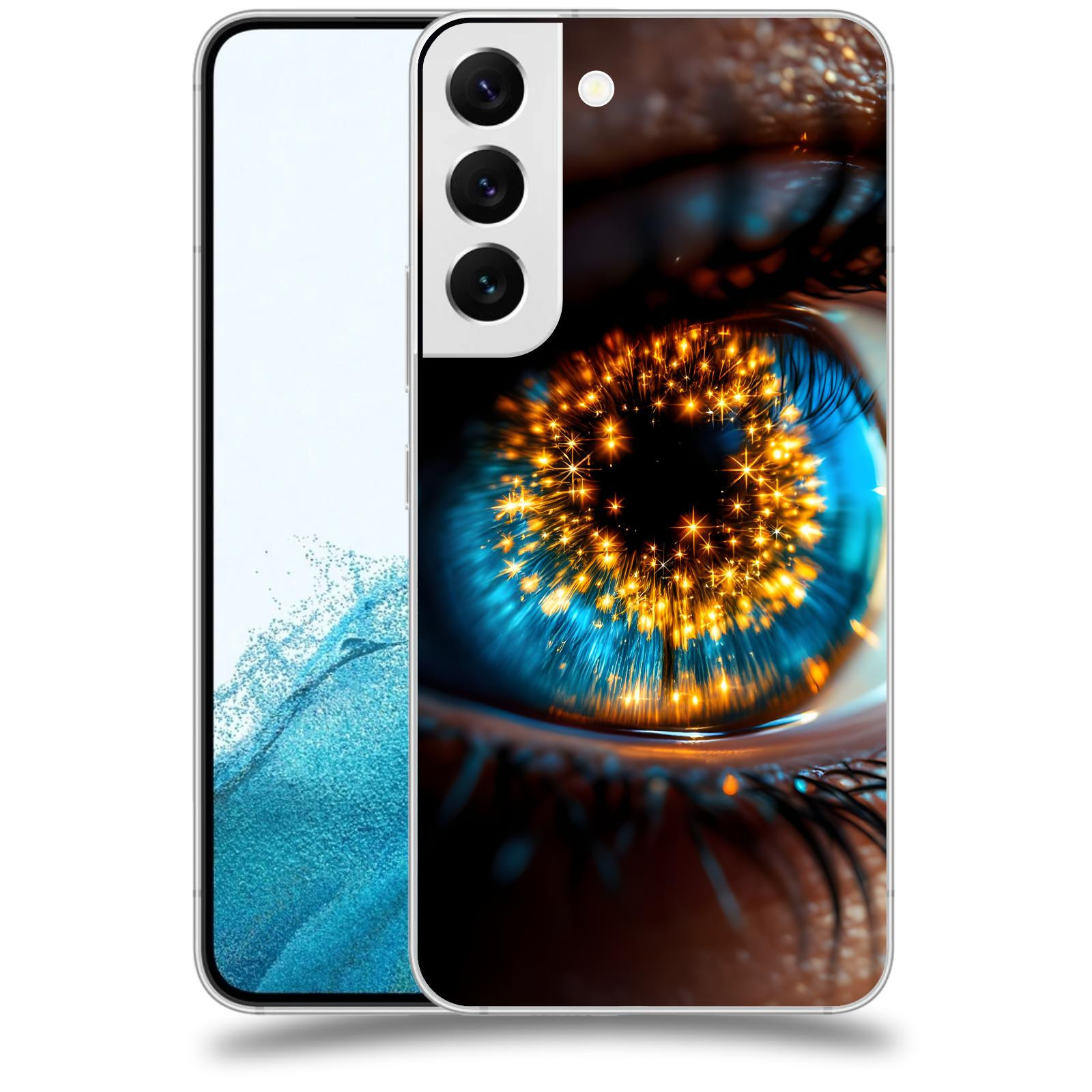 ACOVER Kryt na mobil Samsung Galaxy S22 5G - Sparkle in the eye