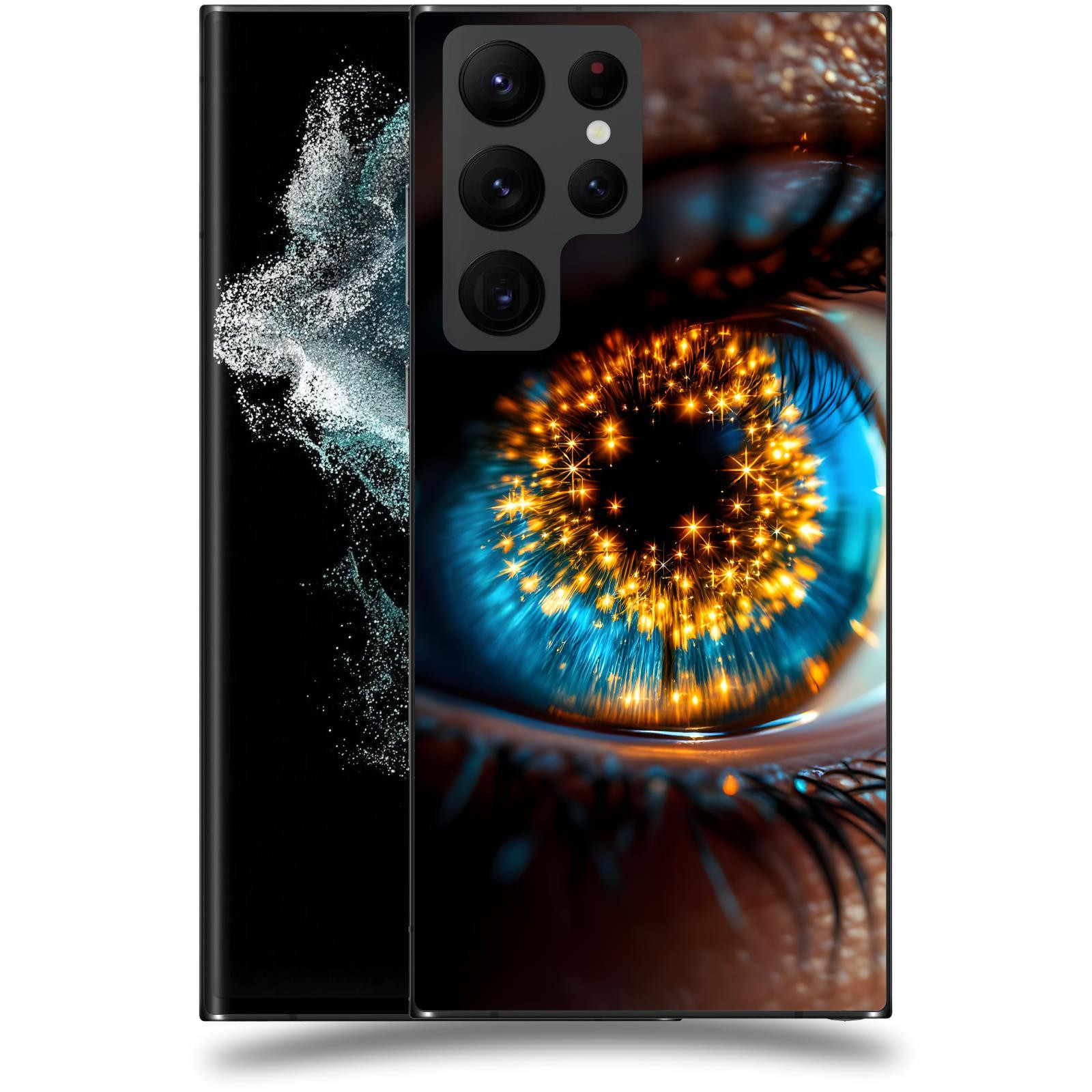 ACOVER Kryt na mobil Samsung Galaxy S22 Ultra 5G - Sparkle in the eye