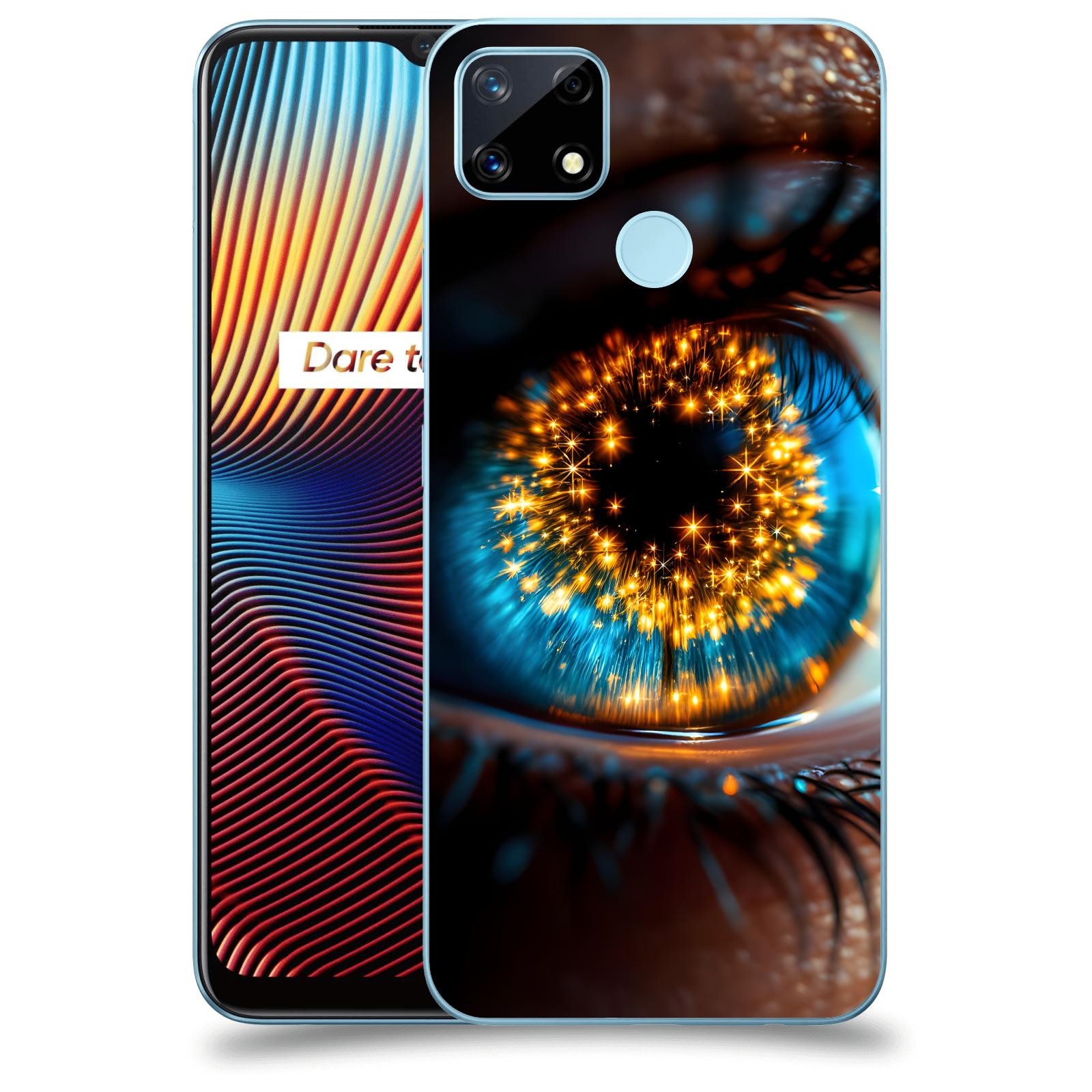 ACOVER Kryt na mobil Realme 7i - Sparkle in the eye
