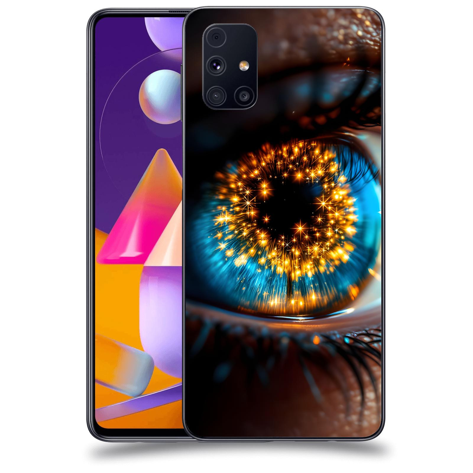 ACOVER Kryt na mobil Samsung Galaxy M31s - Sparkle in the eye