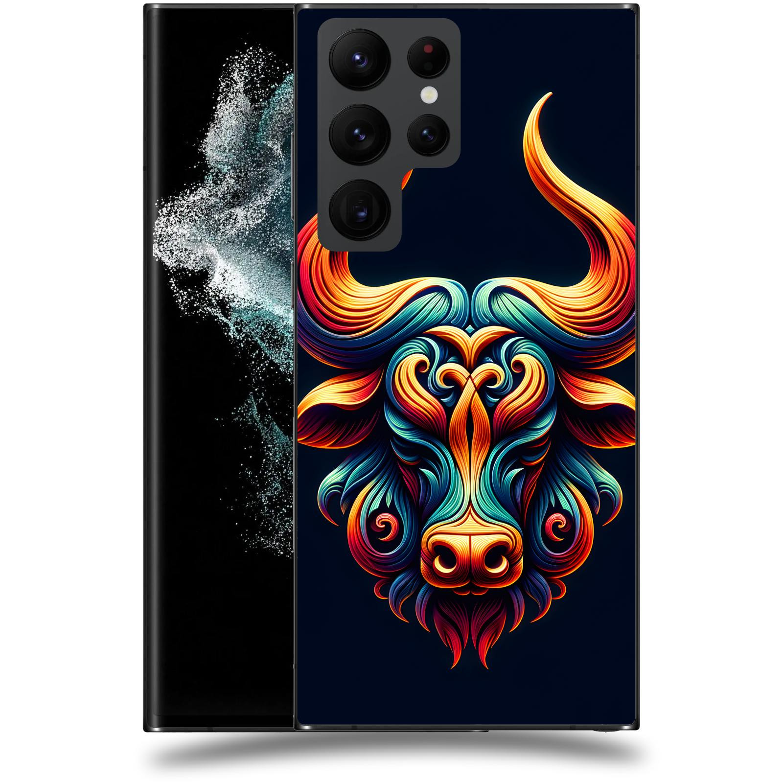 ACOVER Kryt na mobil Samsung Galaxy S22 Ultra 5G - Býk
