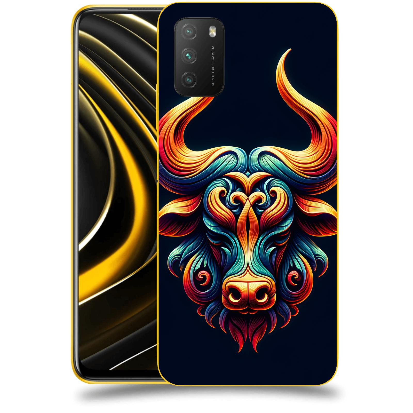 ACOVER Kryt na mobil Xiaomi Poco M3 - Býk