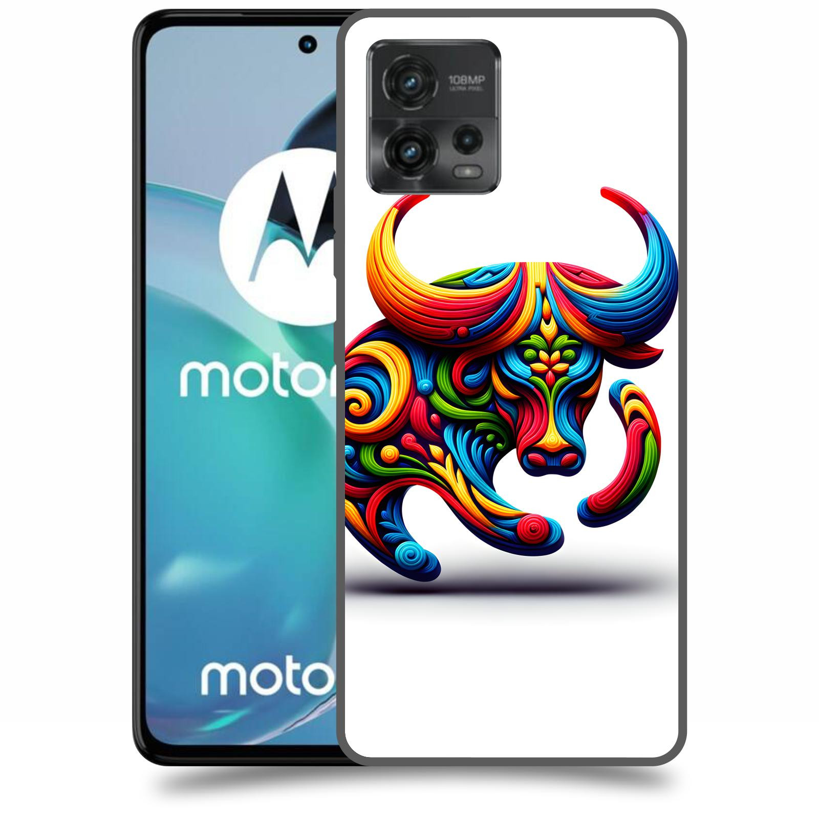 ACOVER Kryt na mobil Motorola Moto G72 - Býk 2