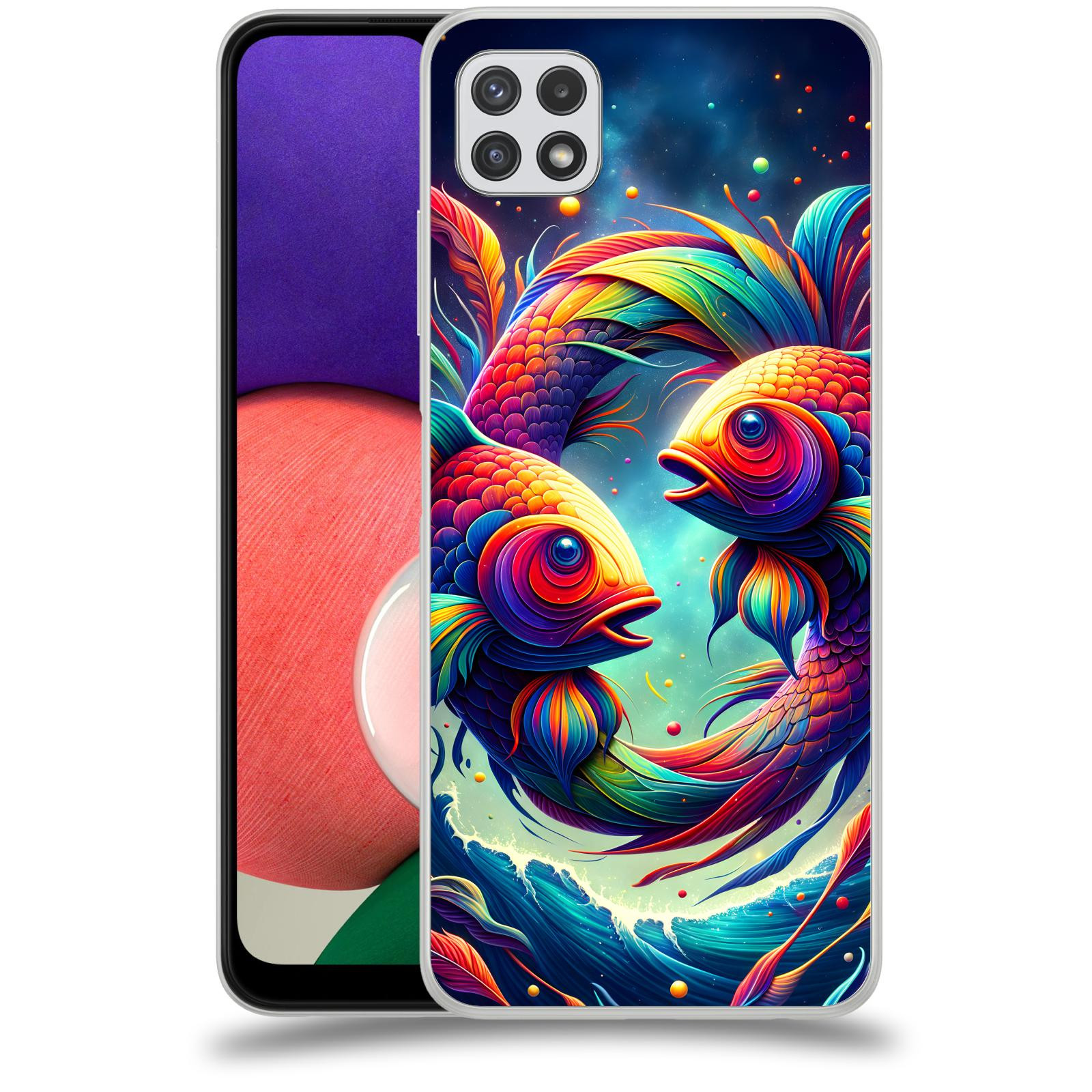 ACOVER Kryt na mobil Samsung Galaxy A22 A225F - Ryby