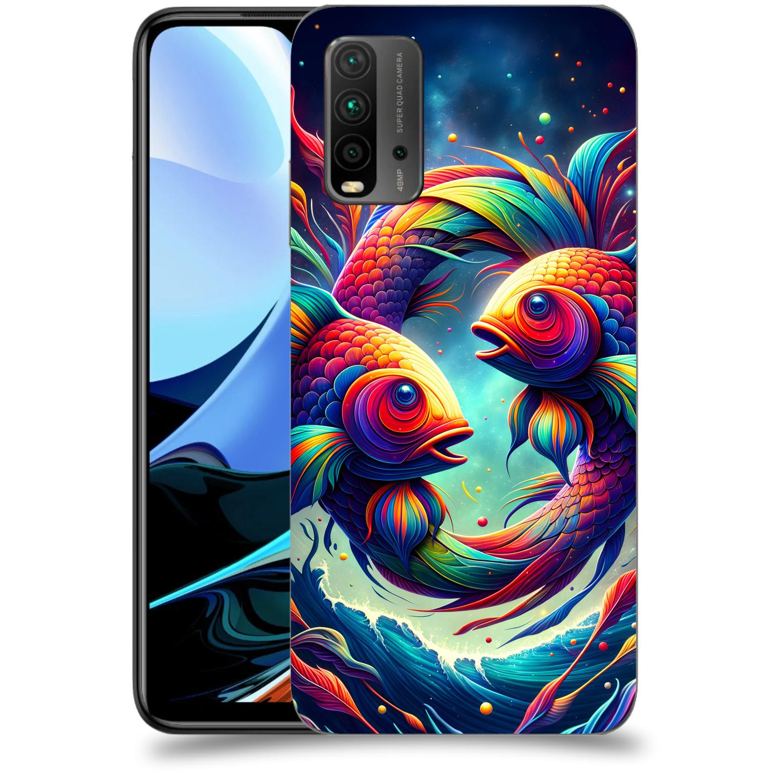ACOVER Kryt na mobil Xiaomi Redmi 9T - Ryby