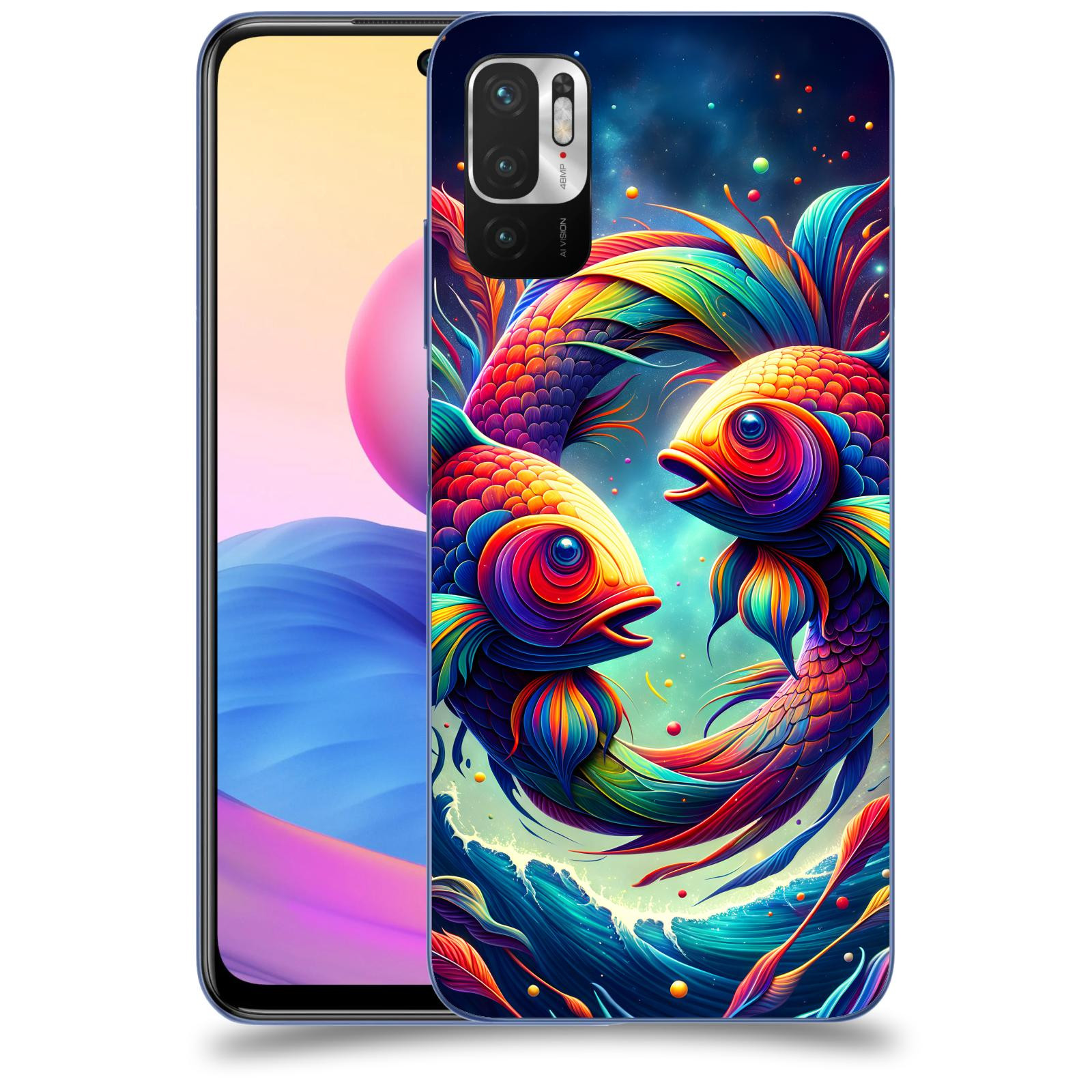 ACOVER Kryt na mobil Xiaomi Redmi Note 10 5G - Ryby