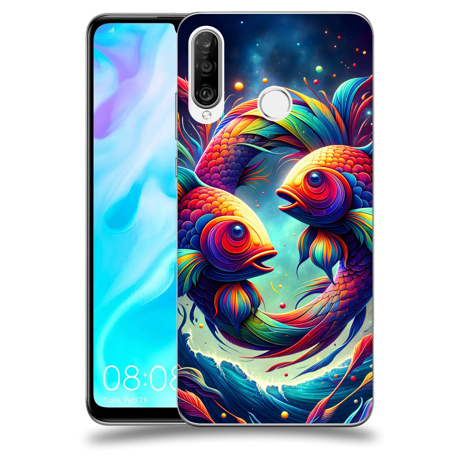 ACOVER Kryt na mobil Huawei P30 Lite - Ryby