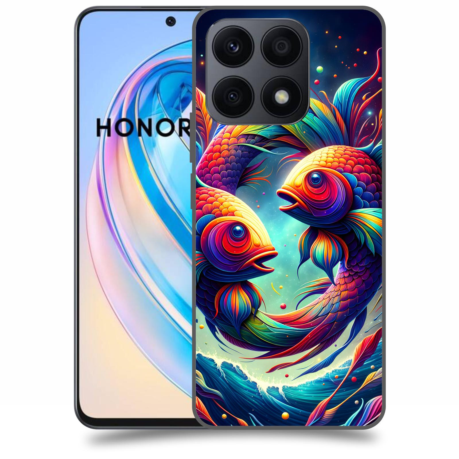 ACOVER Kryt na mobil Honor X8a - Ryby