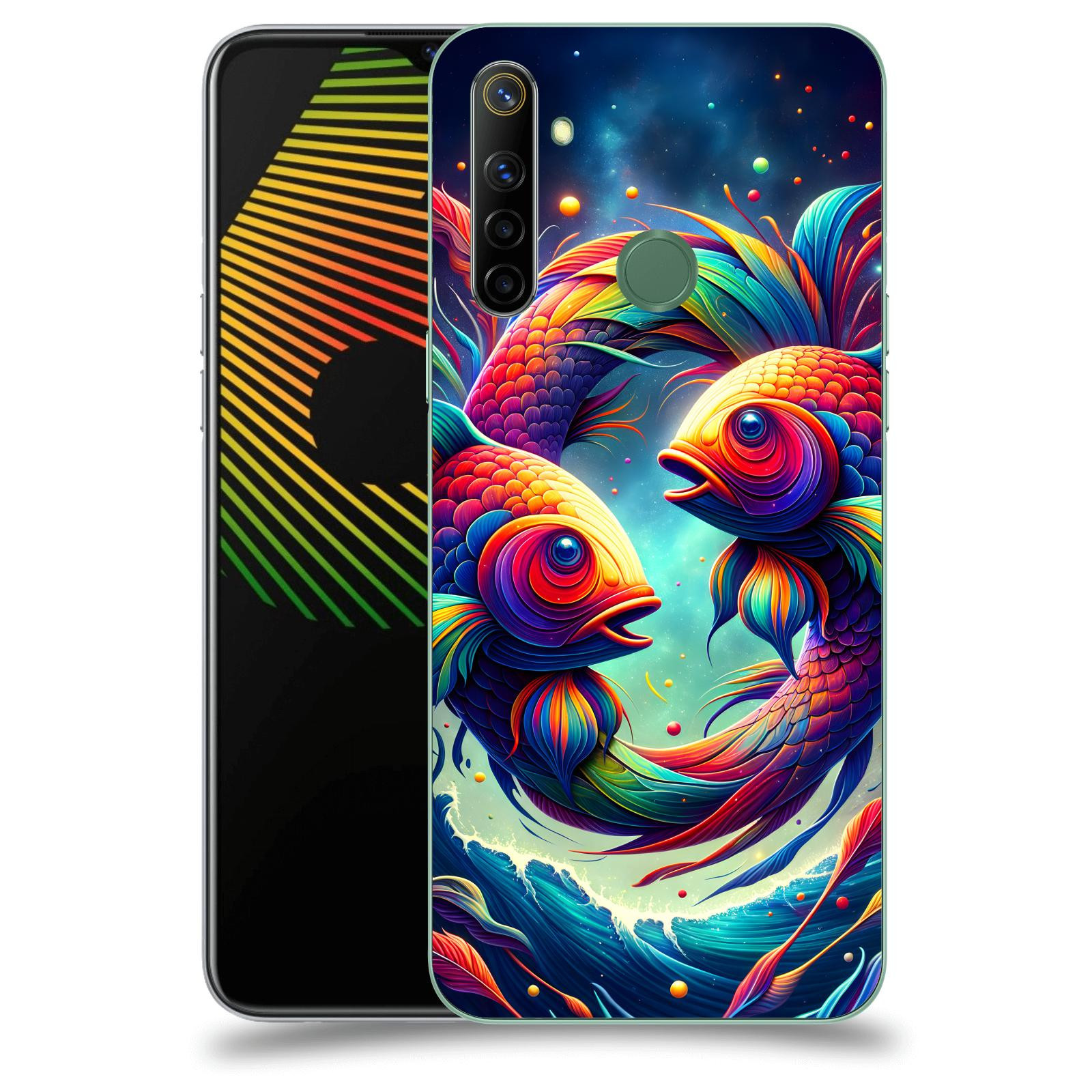 ACOVER Kryt na mobil Realme 6i - Ryby