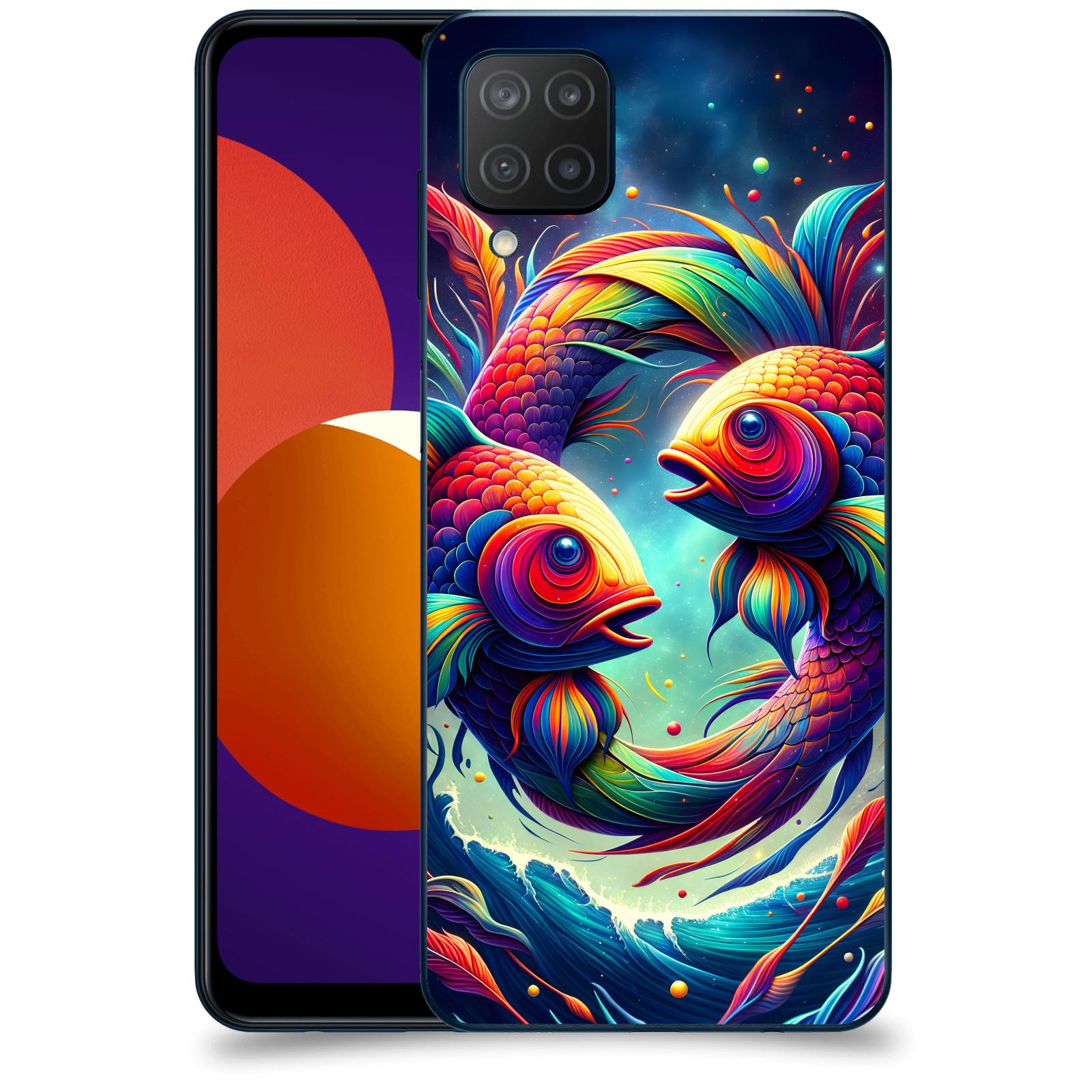 ACOVER Kryt na mobil Samsung Galaxy M12 M127F - Ryby