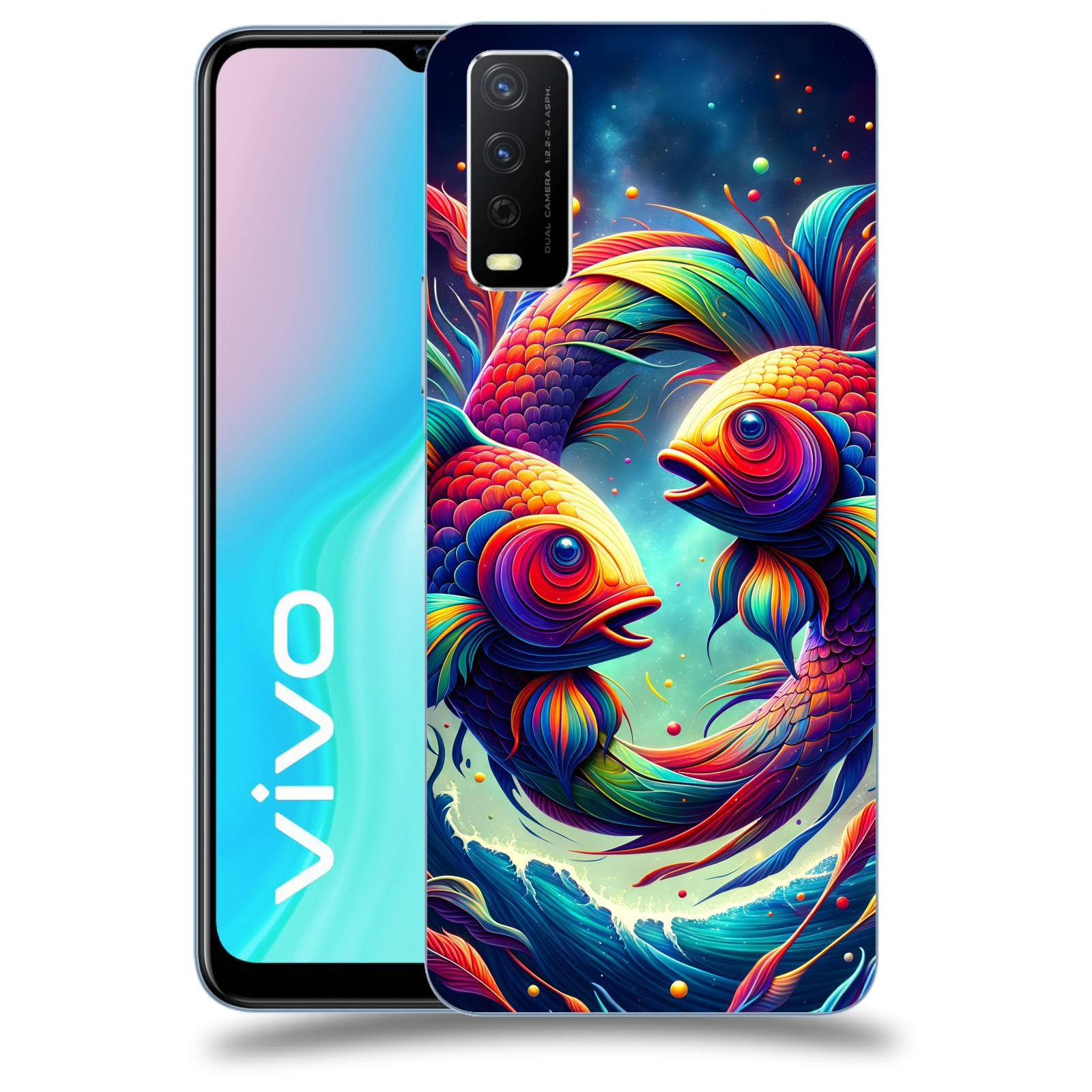 ACOVER Kryt na mobil Vivo Y11s - Ryby