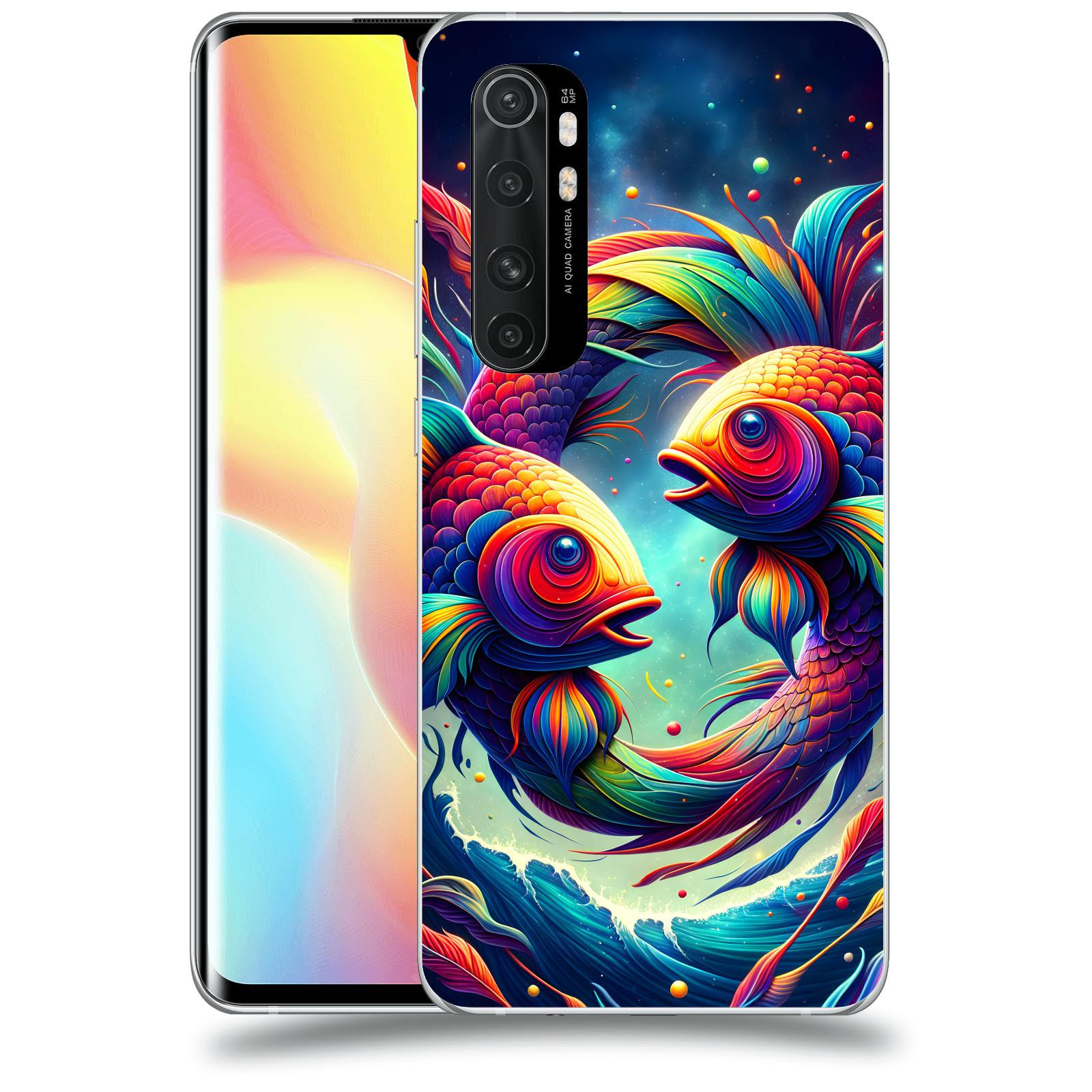 ACOVER Kryt na mobil Xiaomi Mi Note 10 Lite - Ryby