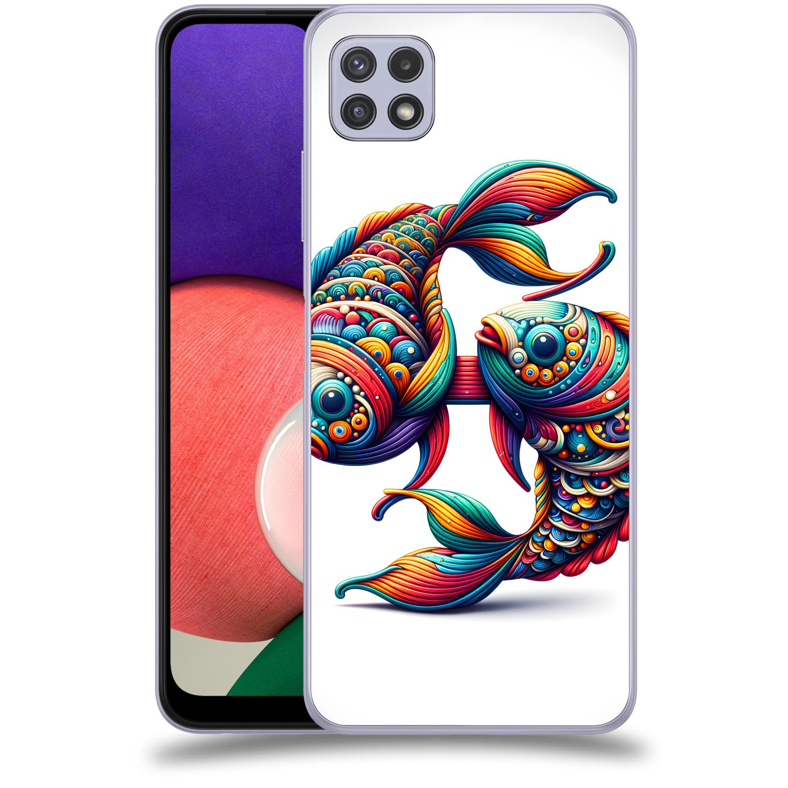ACOVER Kryt na mobil Samsung Galaxy A22 5G A226B - Ryby 2