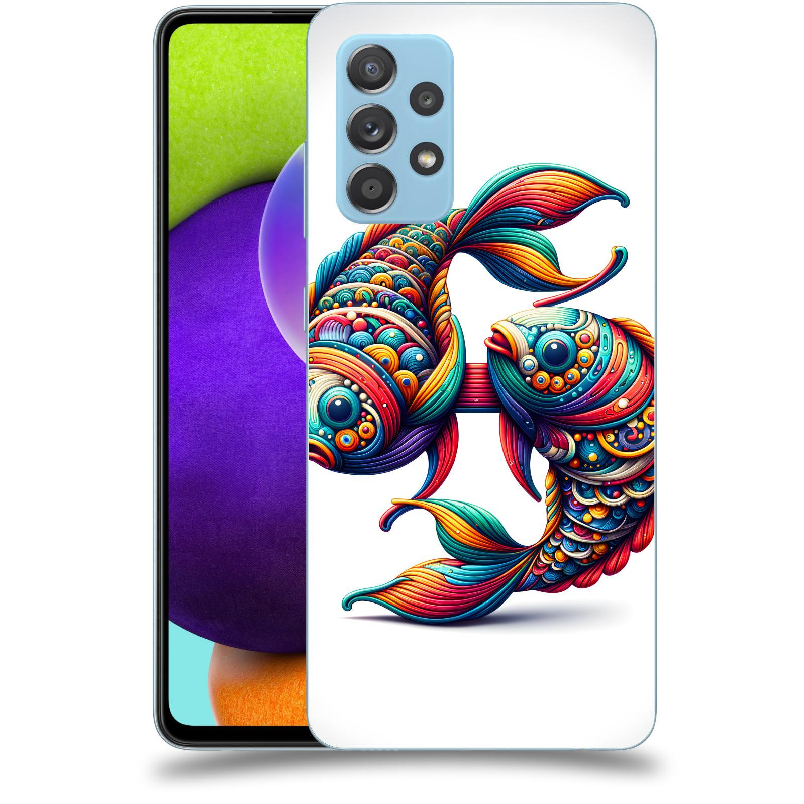 ACOVER Kryt na mobil Samsung Galaxy A52s 5G A528B - Ryby 2