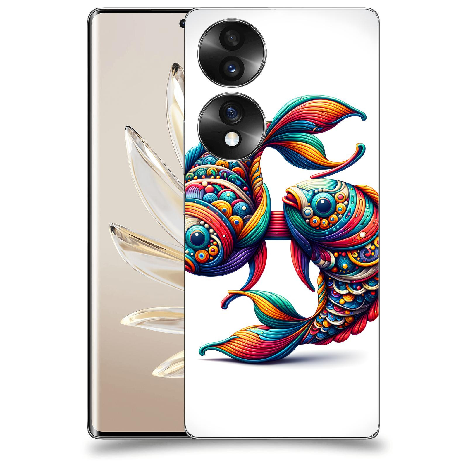 ACOVER Kryt na mobil Honor 70 - Ryby 2