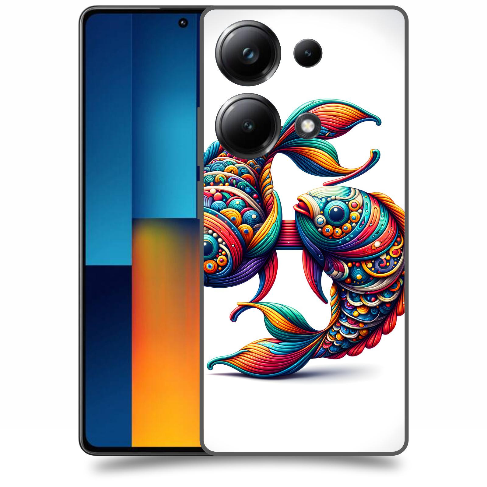 ACOVER Kryt na mobil Poco M6 - Ryby 2