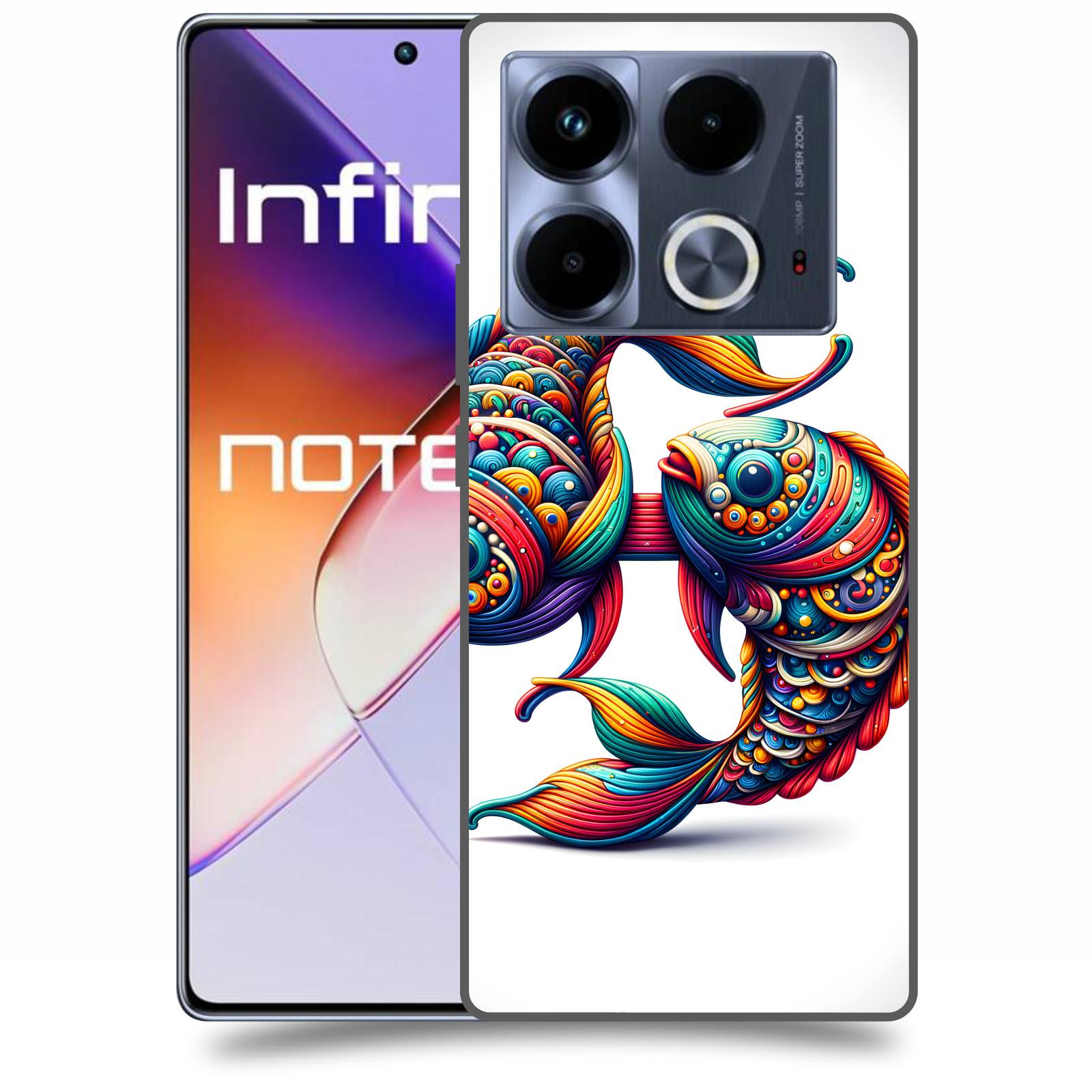 ACOVER Kryt na mobil Infinix Note 40 - Ryby 2