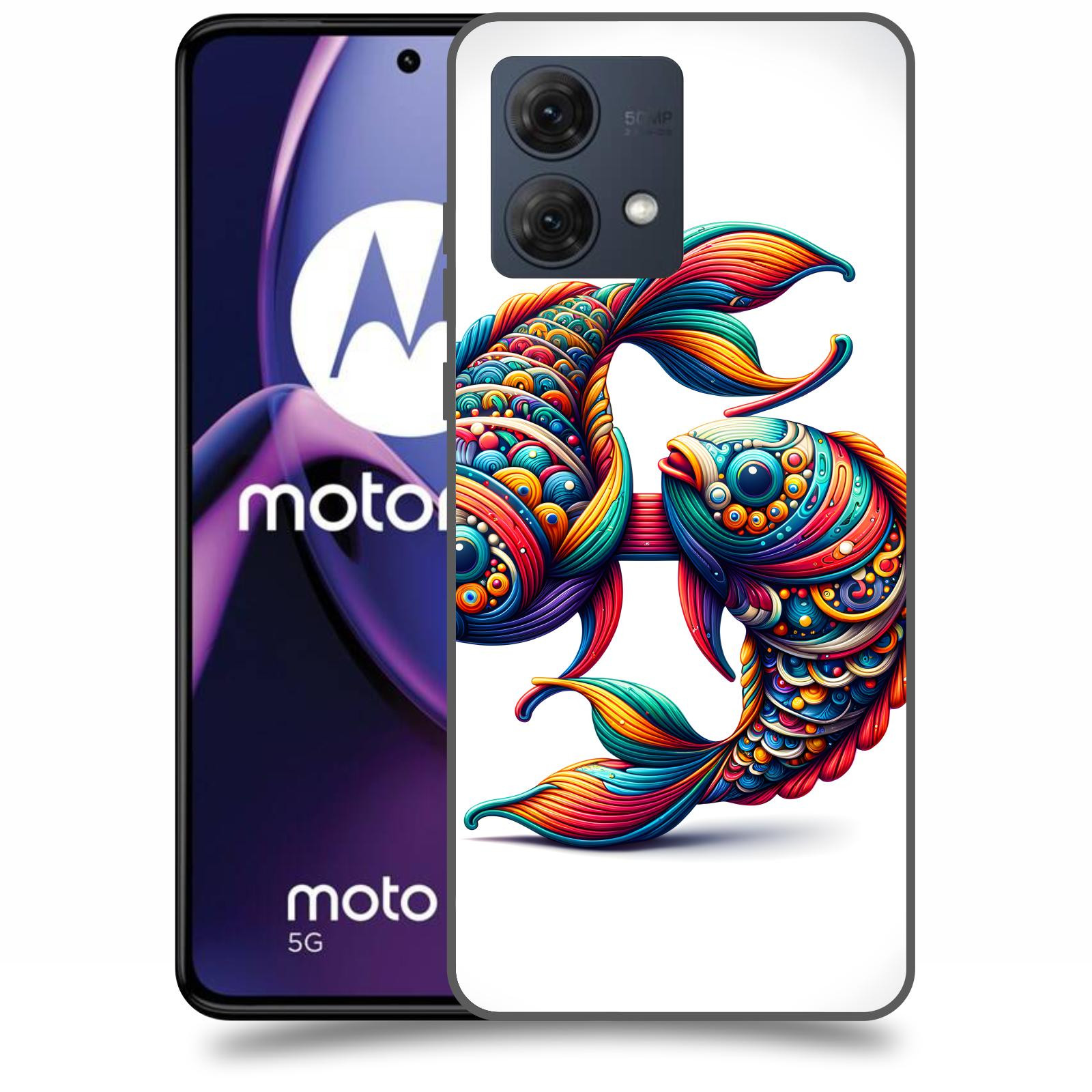 ACOVER Kryt na mobil Motorola Moto G84 5G - Ryby 2