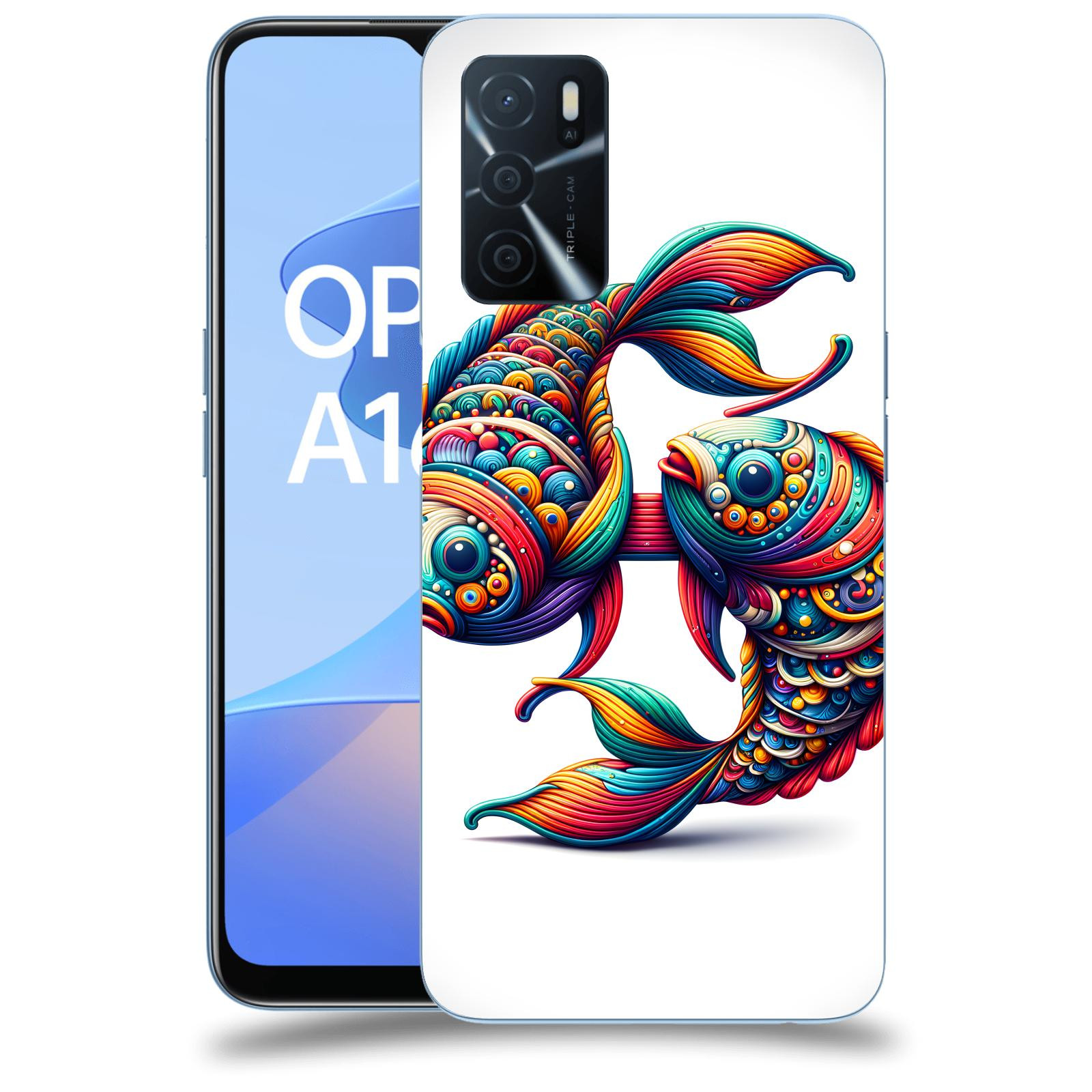 ACOVER Kryt na mobil OPPO A16s - Ryby 2