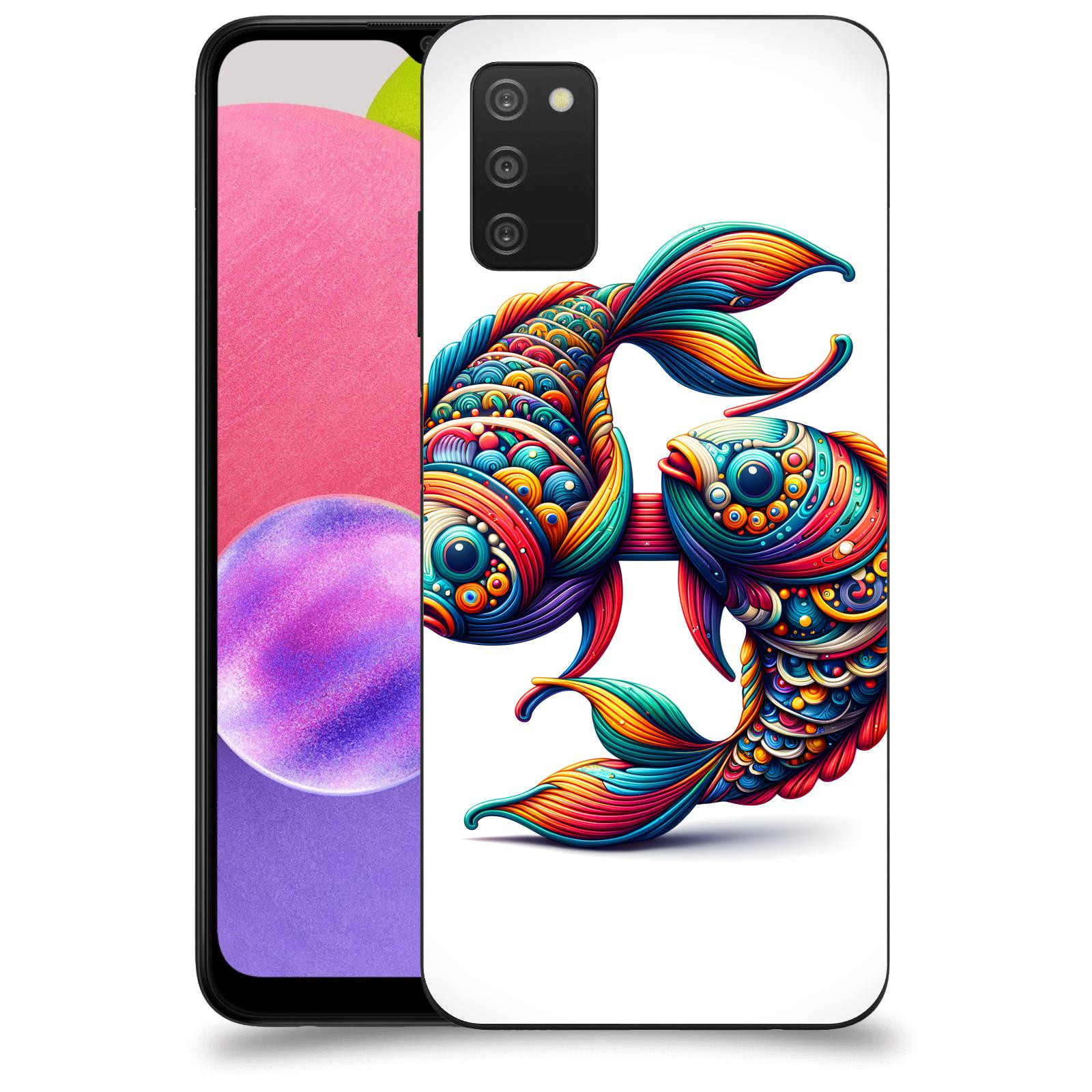 ACOVER Kryt na mobil Samsung Galaxy A03s A037G - Ryby 2