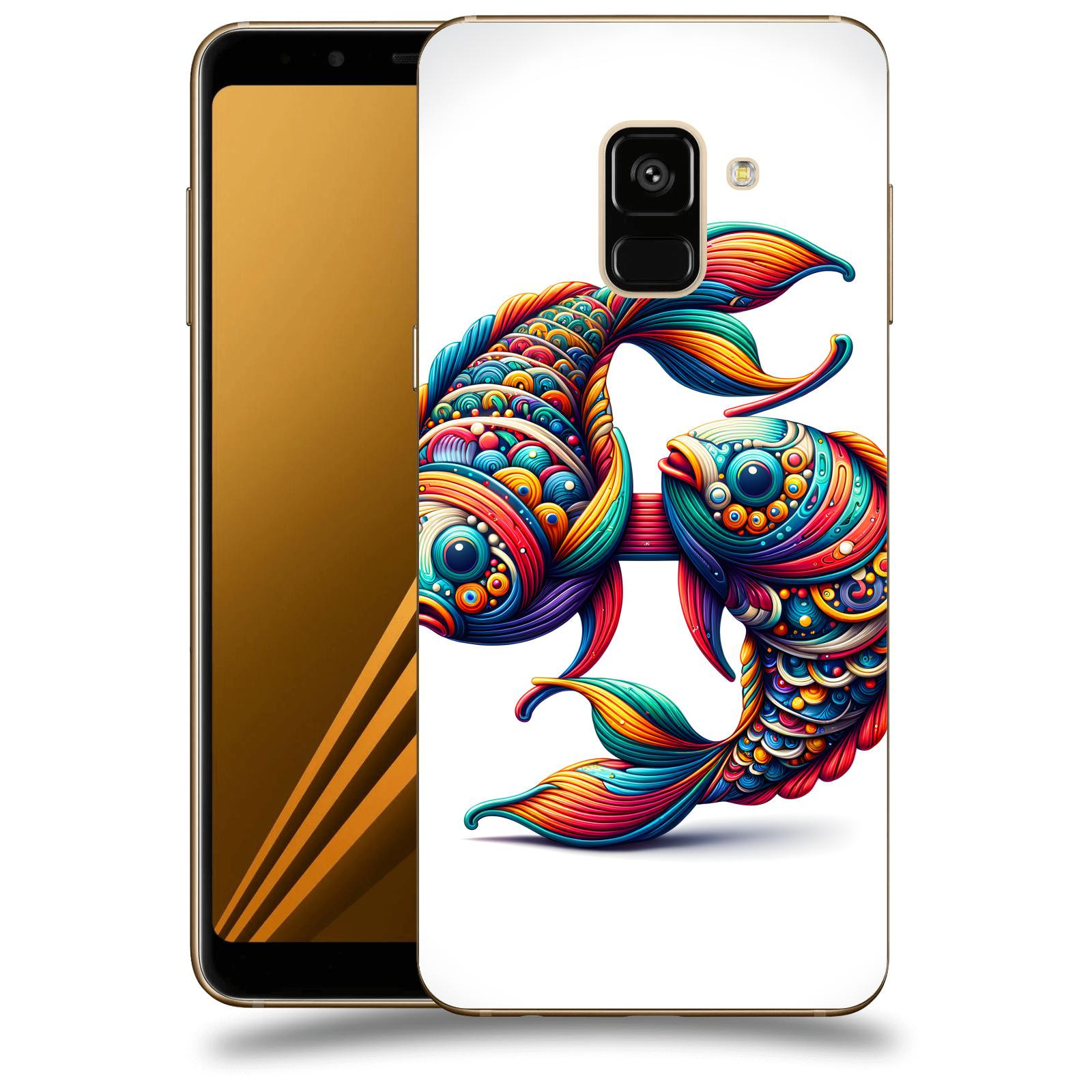 ACOVER Kryt na mobil Samsung Galaxy A8 2018 A530F - Ryby 2