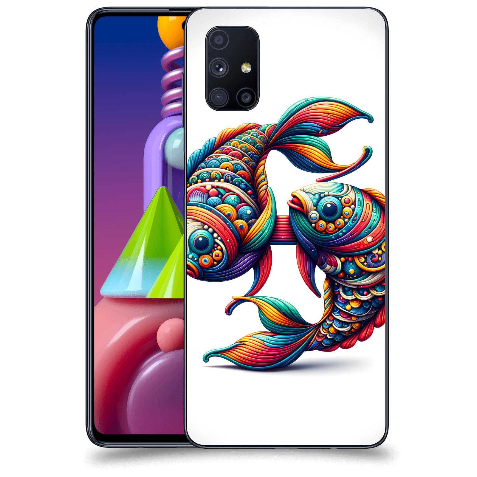 ACOVER Kryt na mobil Samsung Galaxy M51 M515F - Ryby 2
