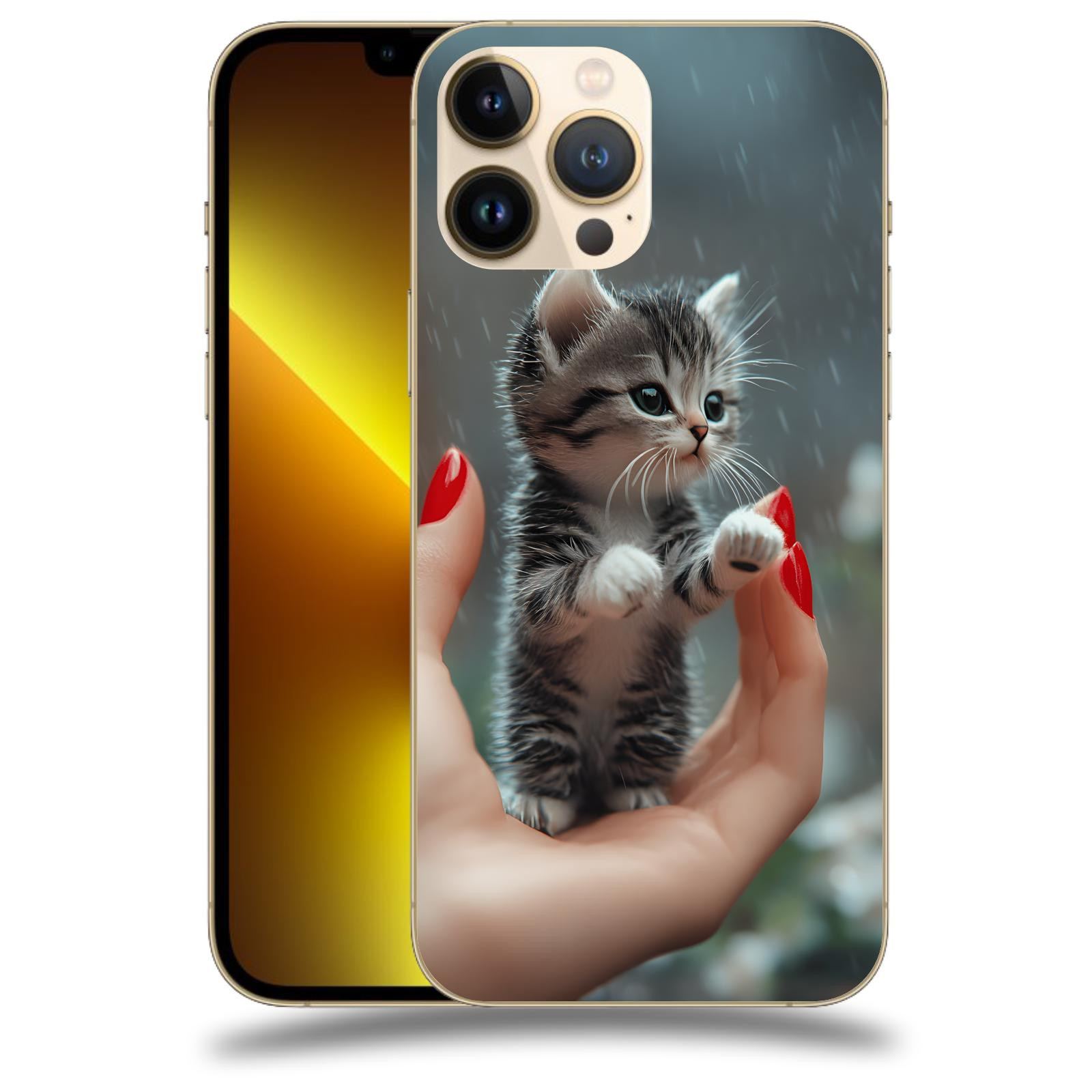 ACOVER Kryt na mobil Apple iPhone 13 Pro - Koťátko