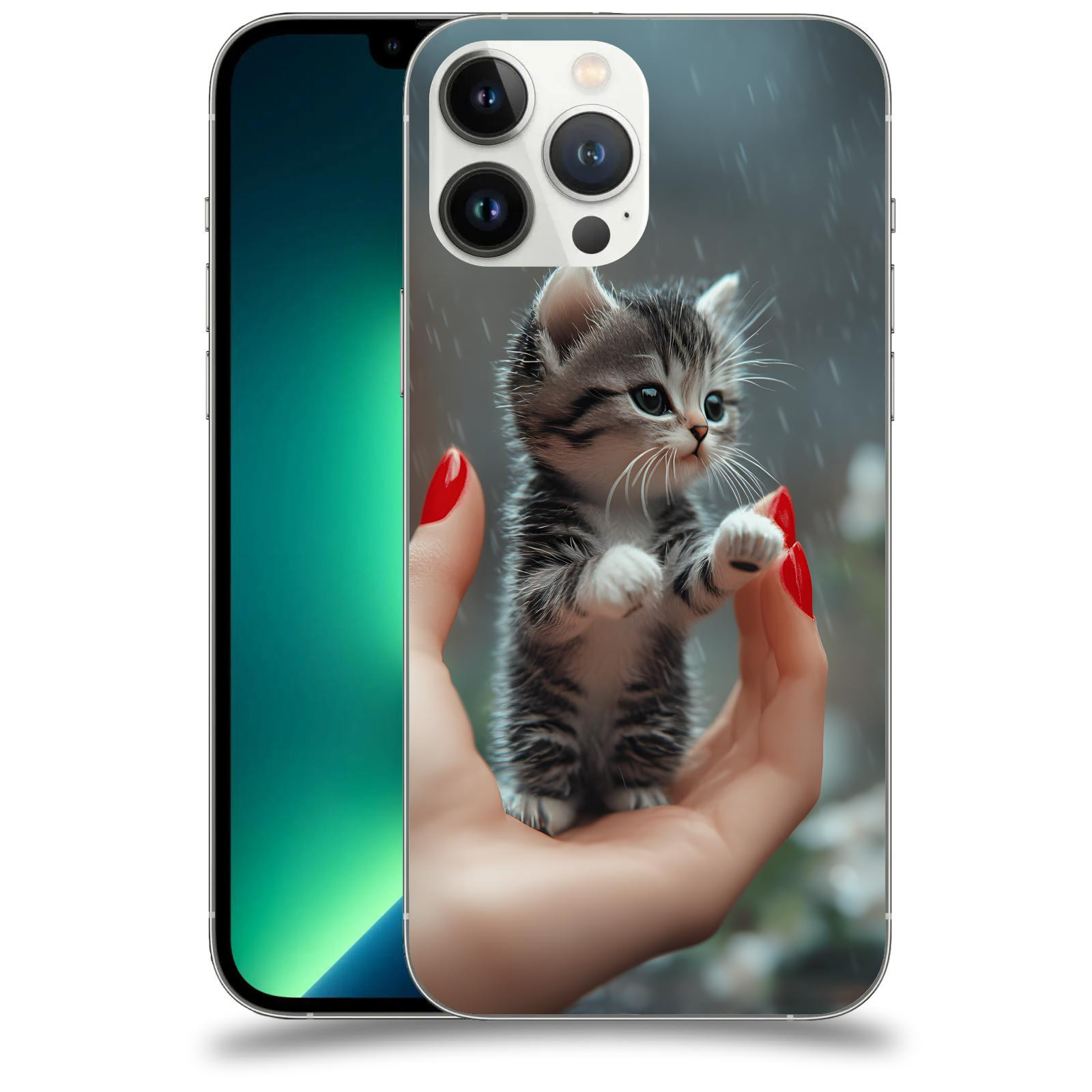 ACOVER Kryt na mobil Apple iPhone 13 Pro Max - Koťátko