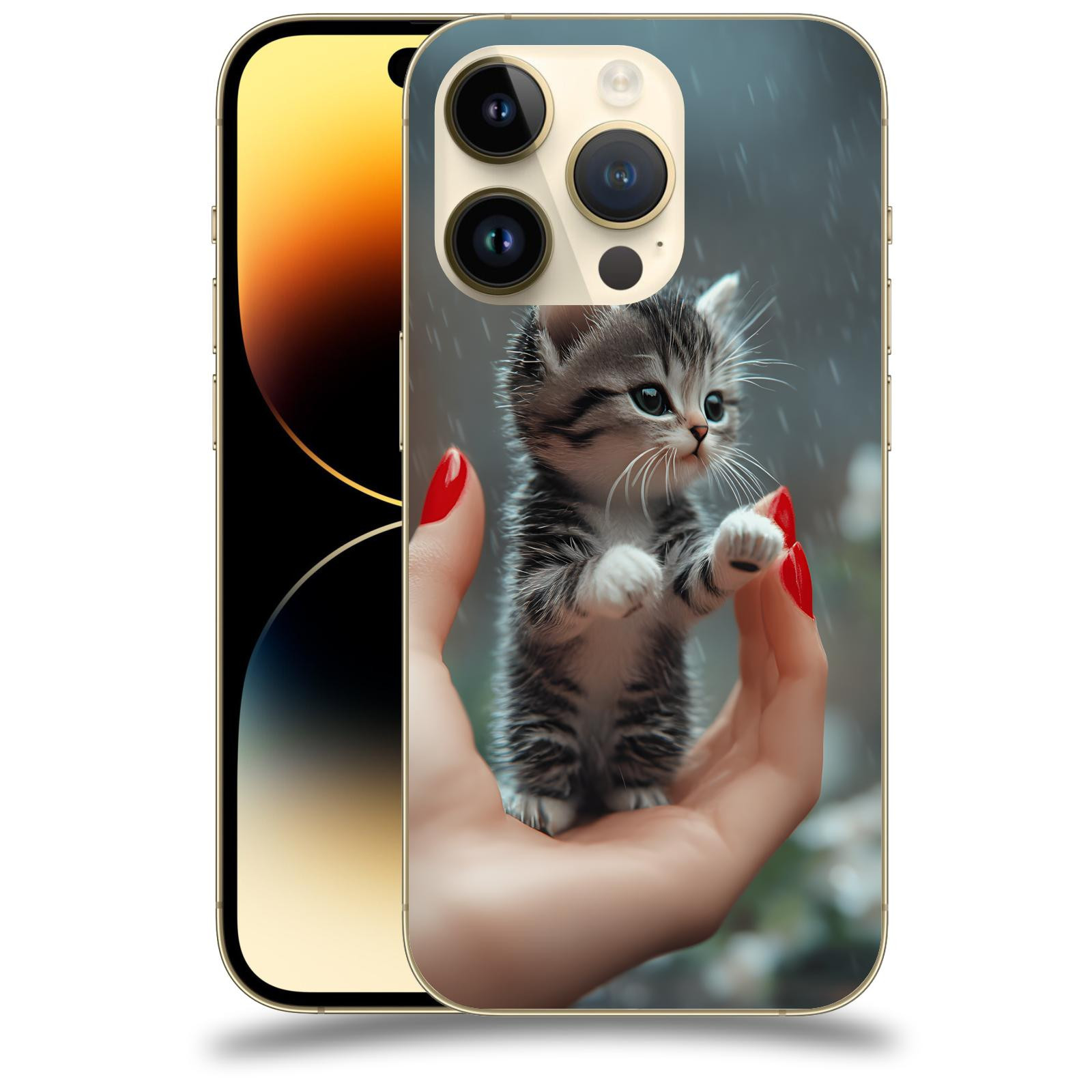 ACOVER Kryt na mobil Apple iPhone 14 Pro - Koťátko