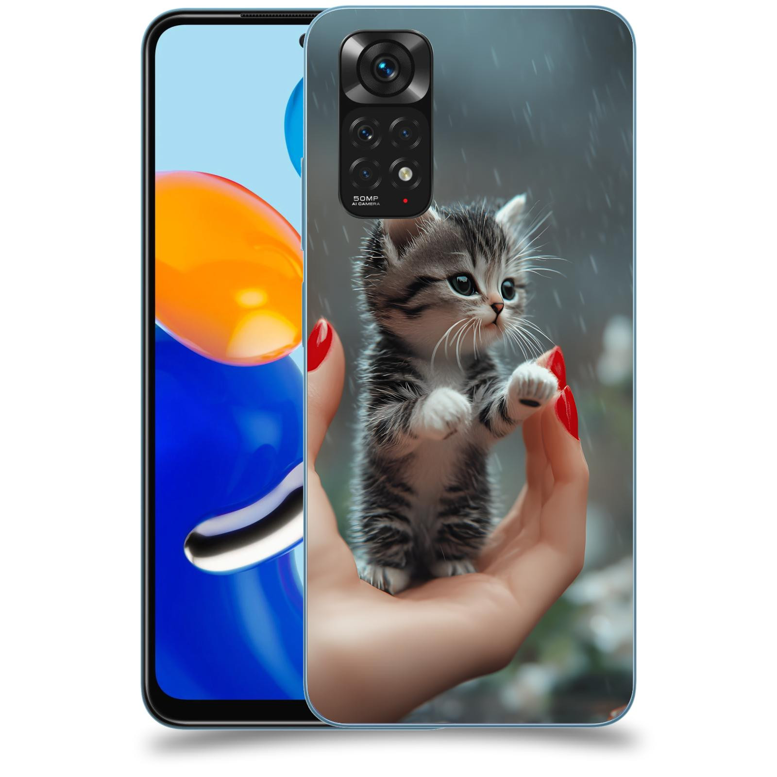 ACOVER Kryt na mobil Xiaomi Redmi Note 11 - Koťátko