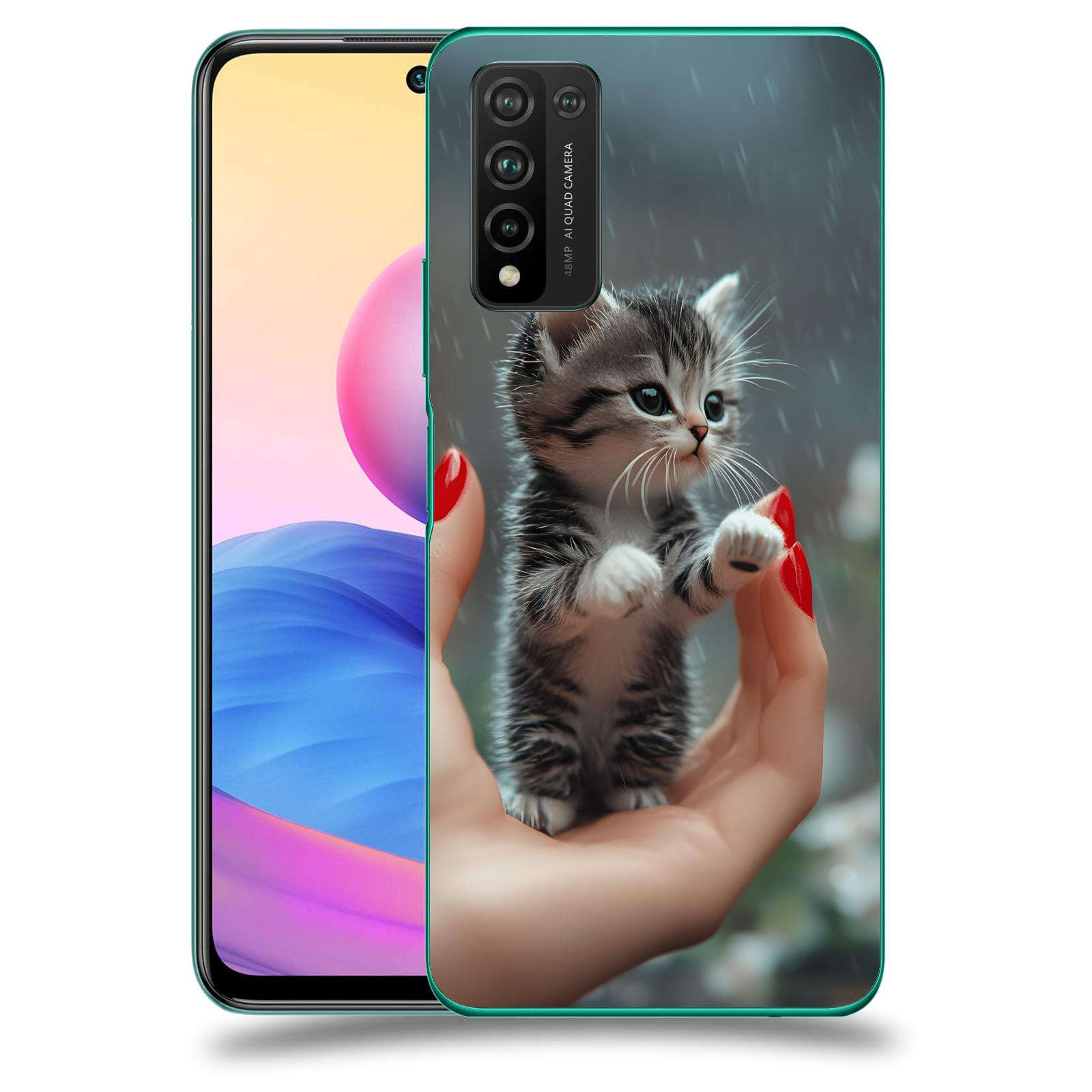 ACOVER Kryt na mobil Honor 10X Lite - Koťátko